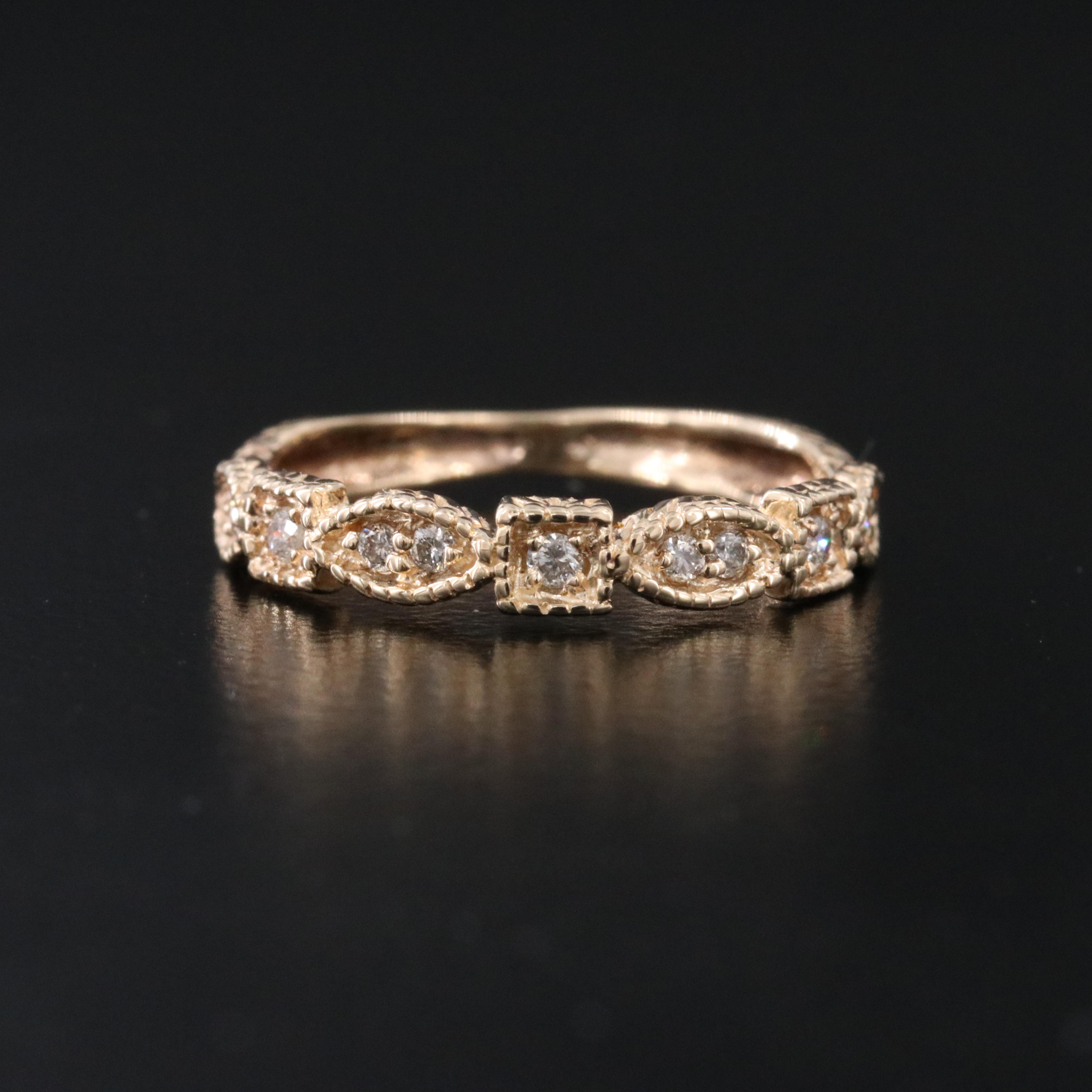14K 0.12 CTW Diamond Ring