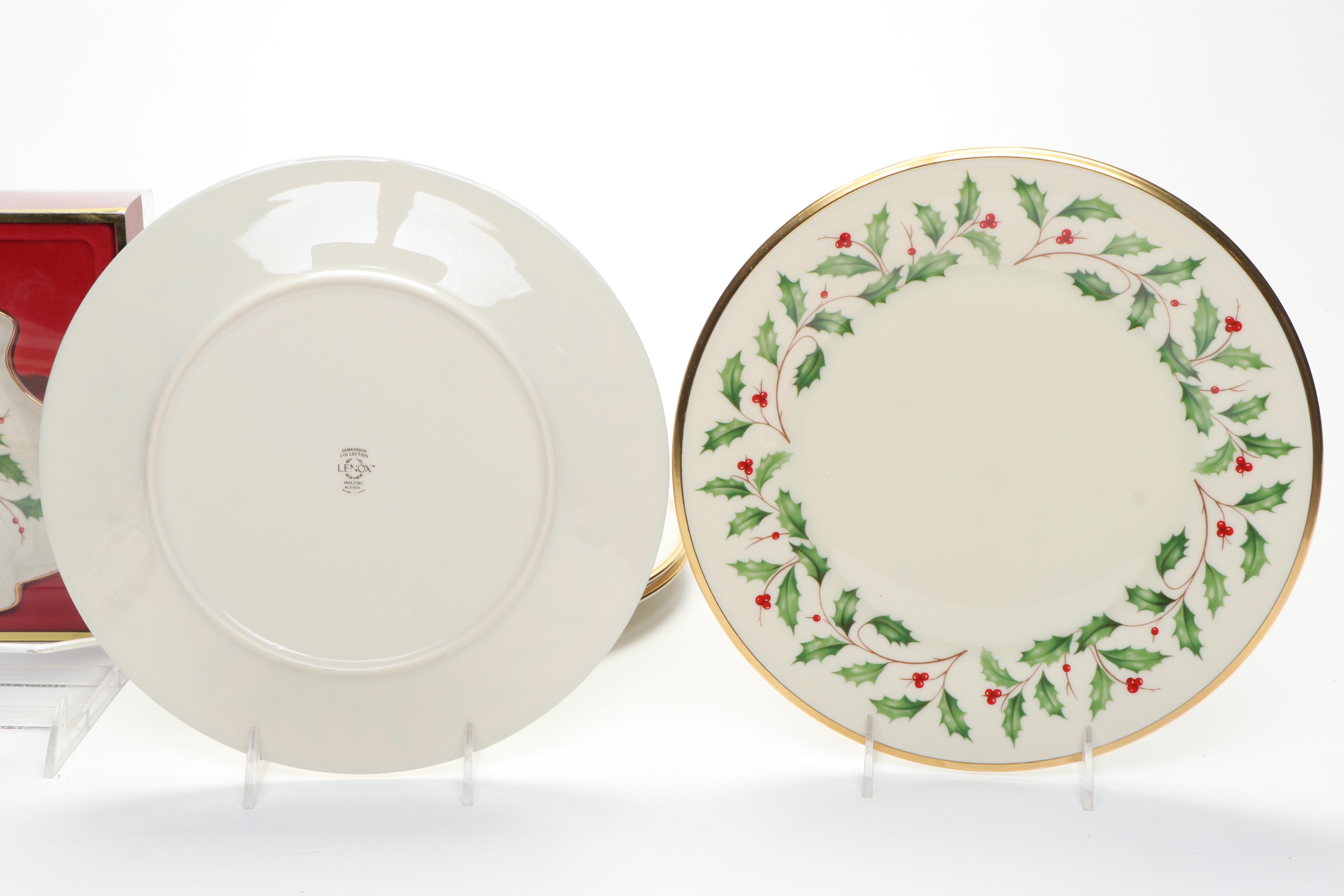 Lenox "Holiday" and Other Porcelain Seasonal Tableware