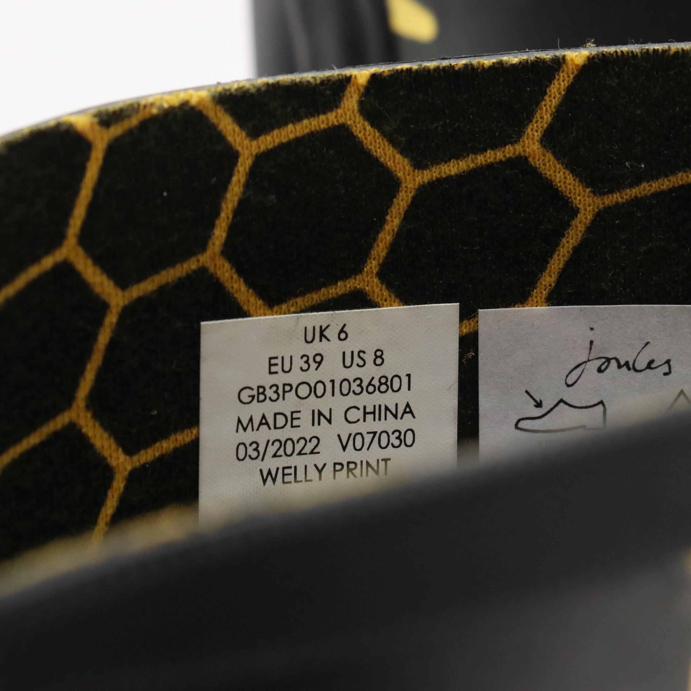 Tory Burch Marlene Leather Riding Boots and Joules Welly Bee Print Rain Boots