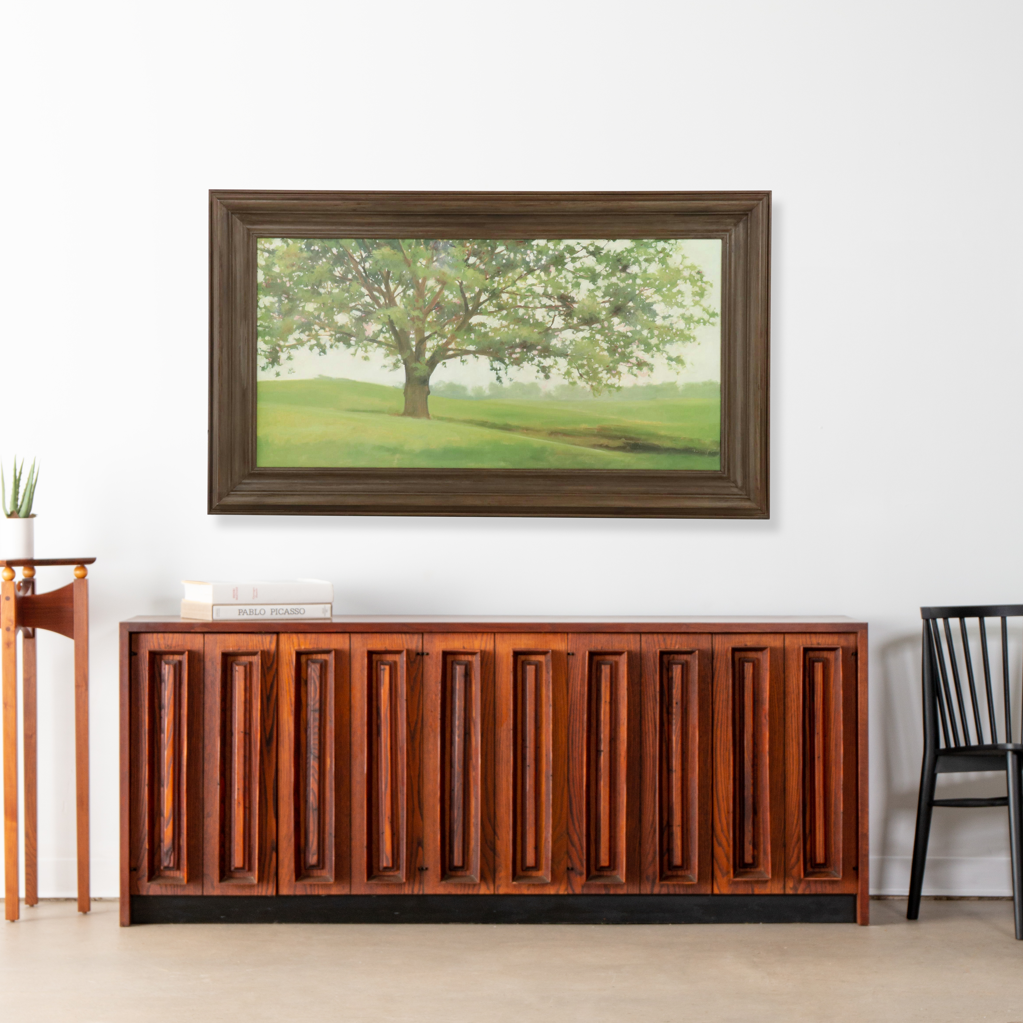 Offset Lithograph of Landscape with Tree, 21st Century