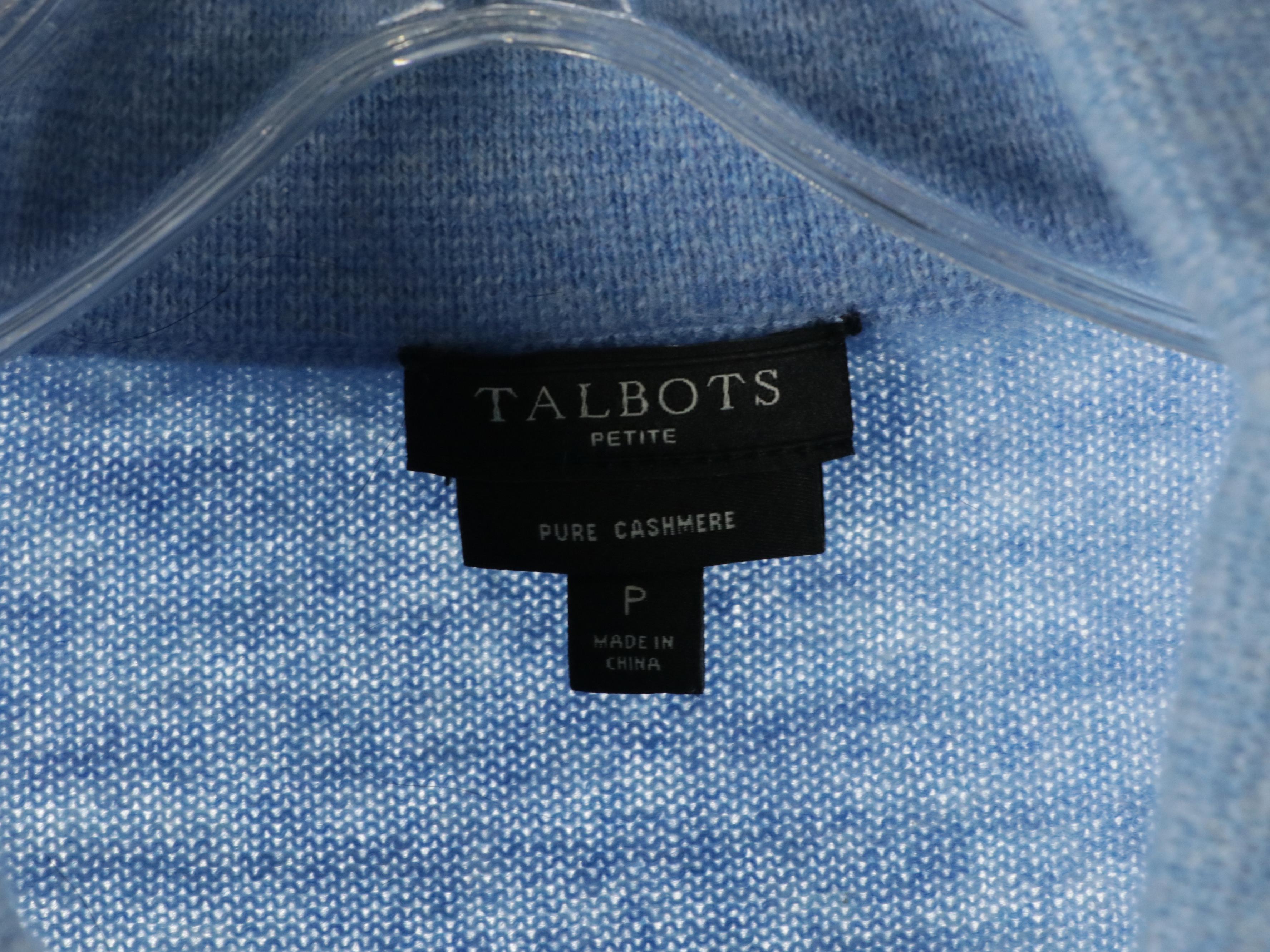 Charter Club, Talbots, and More Cashmere Knit Sweaters and Cardigan