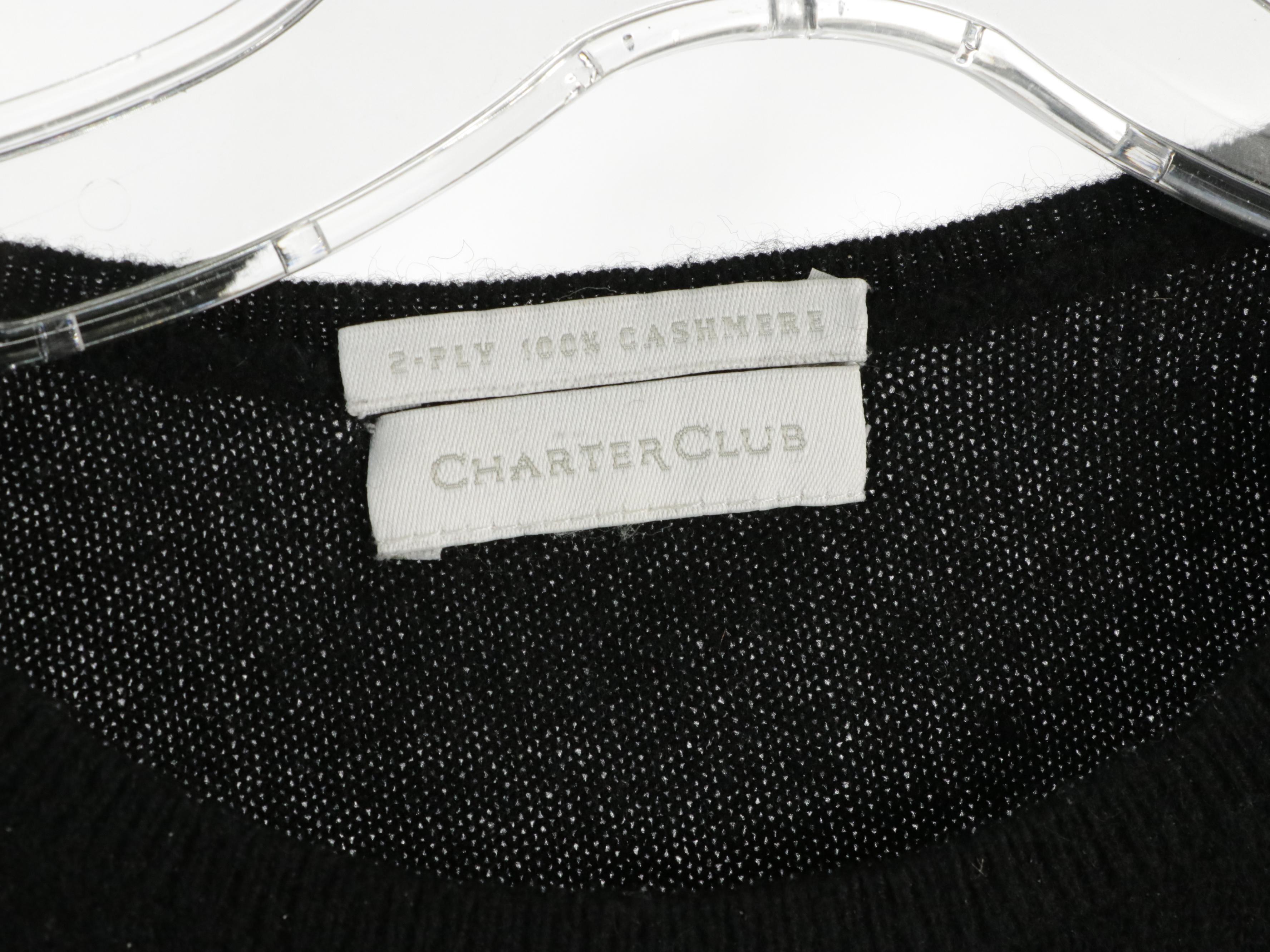 Charter Club, Talbots, and More Cashmere Knit Sweaters and Cardigan