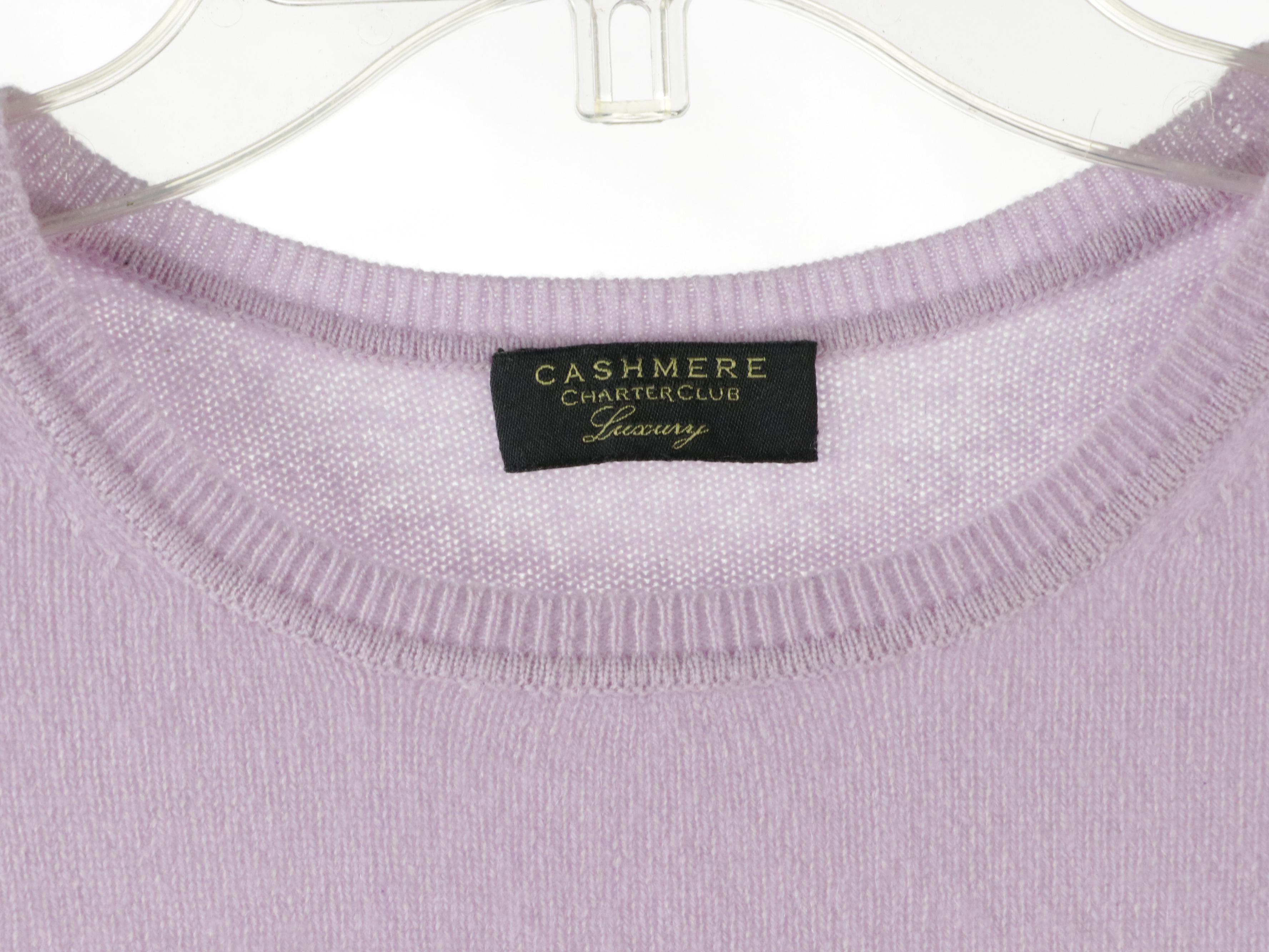 Charter Club, Talbots, and More Cashmere Knit Sweaters and Cardigan