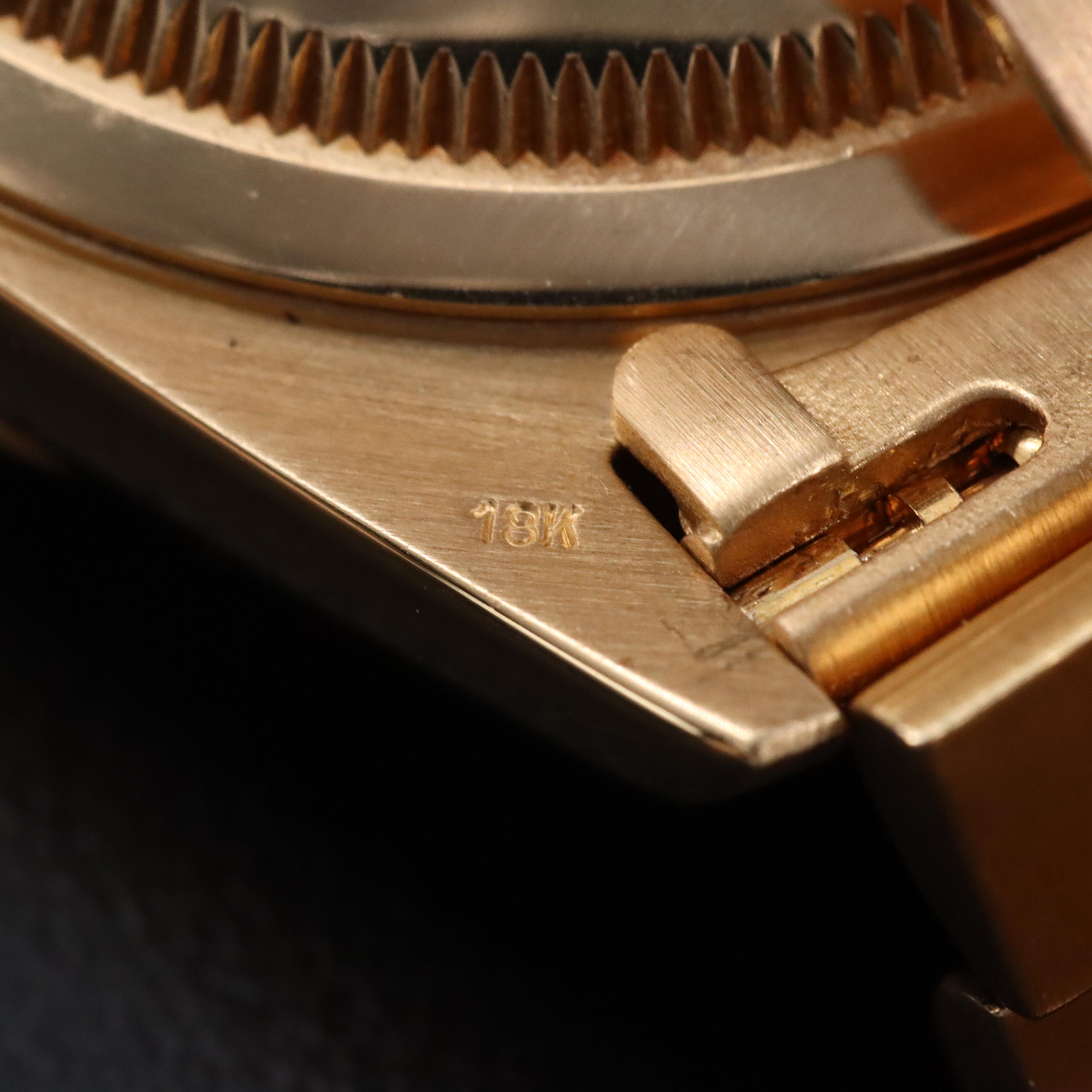 Rolex Day-Date 18248 18K Gold Custom Diamond Watch c.1991