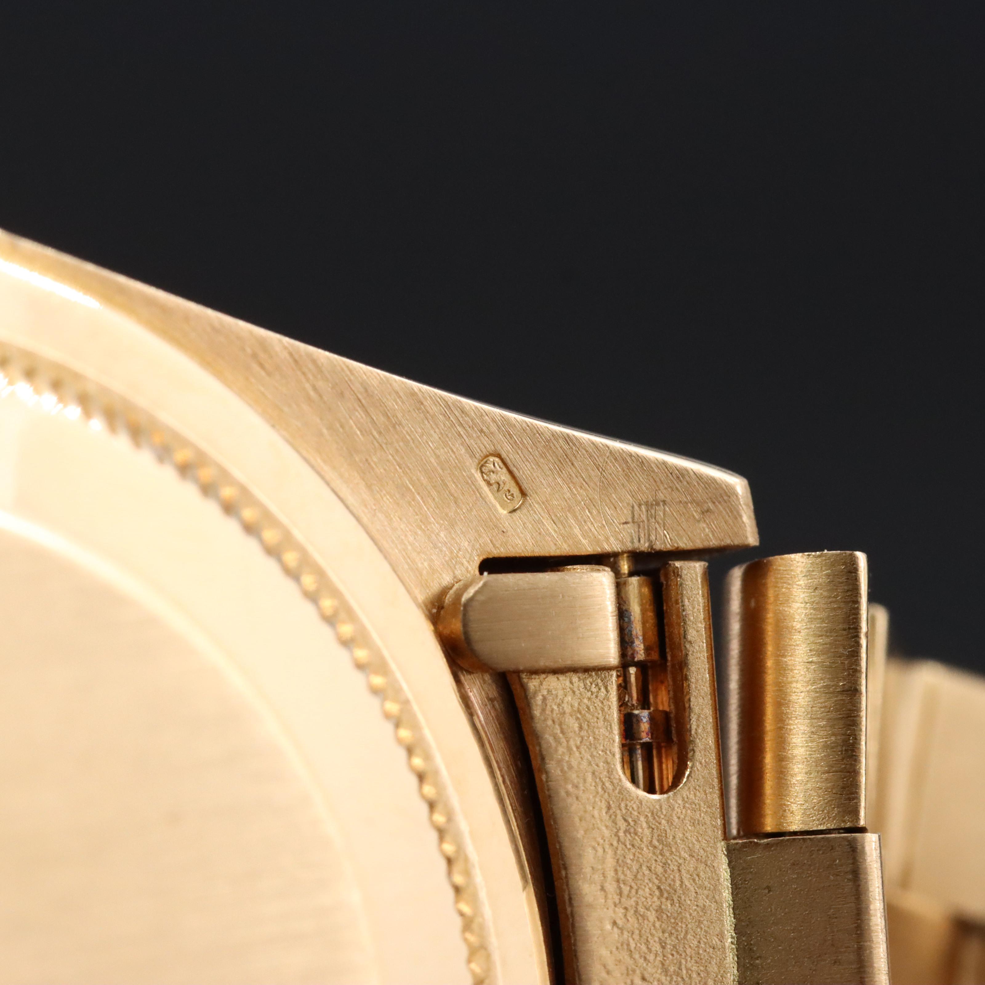 Rolex Day-Date 18248 18K Gold Custom Diamond Watch c.1991