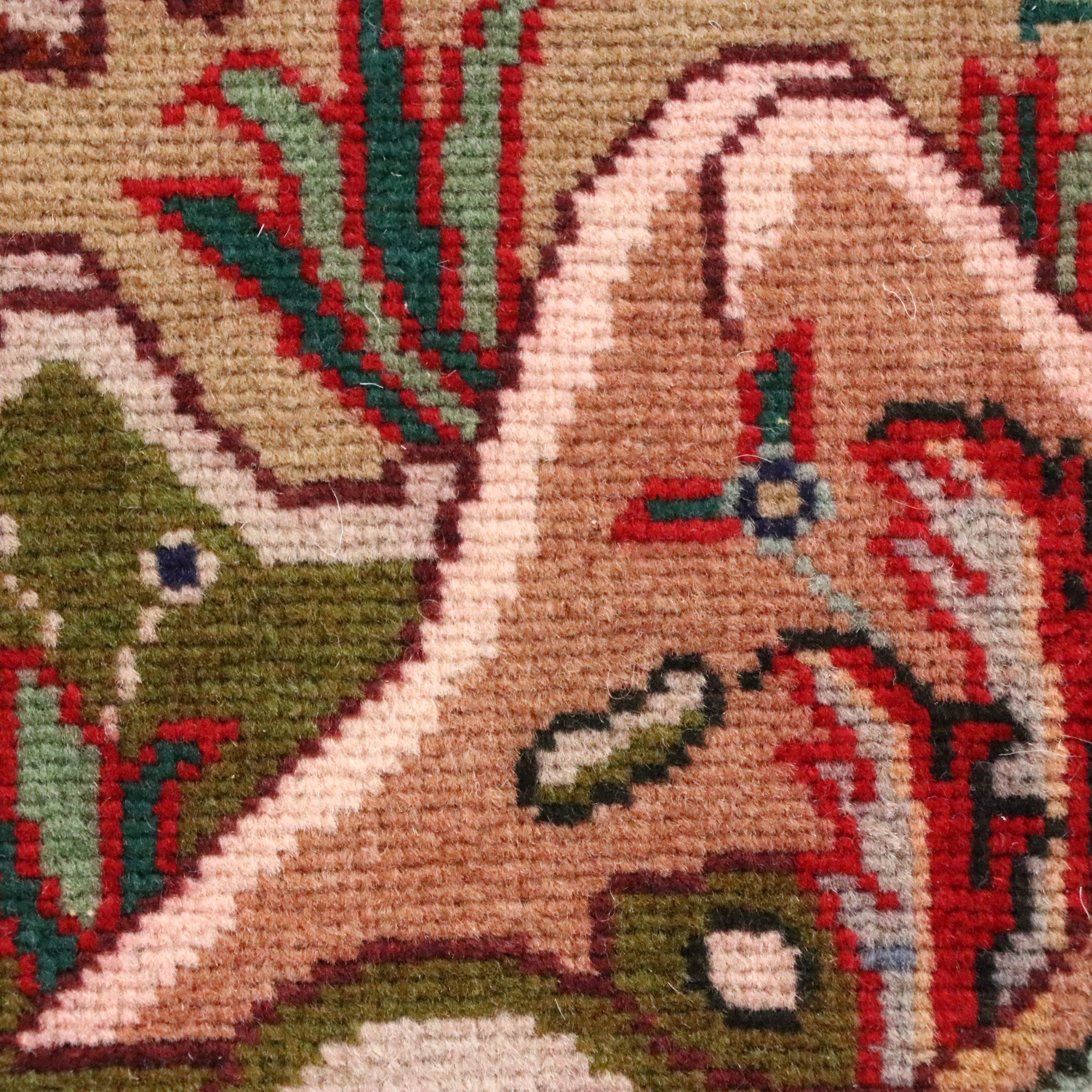 3'3 x 4'9 Hand-Knotted Indo-Persian Tabriz Accent Rug