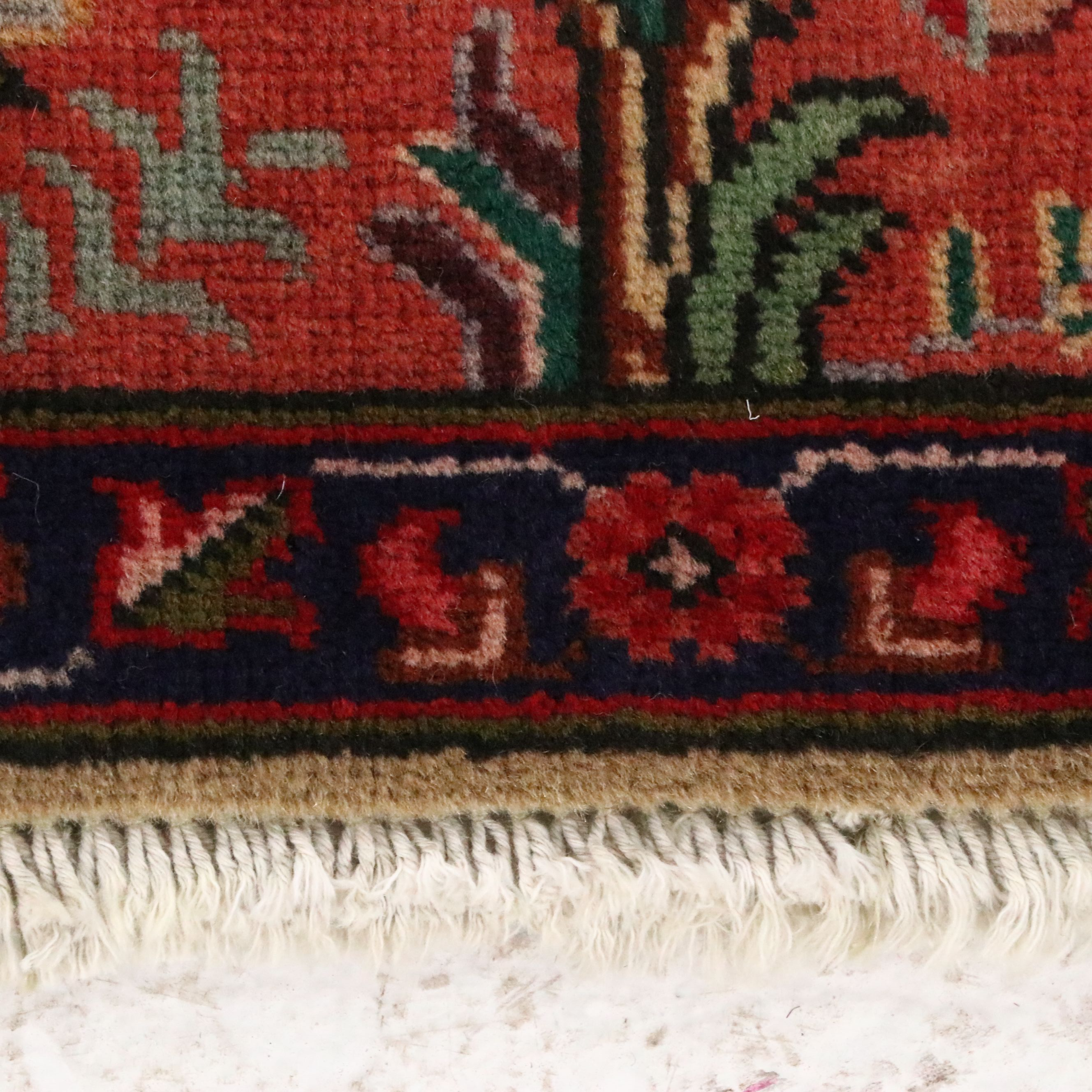 3'3 x 4'9 Hand-Knotted Indo-Persian Tabriz Accent Rug