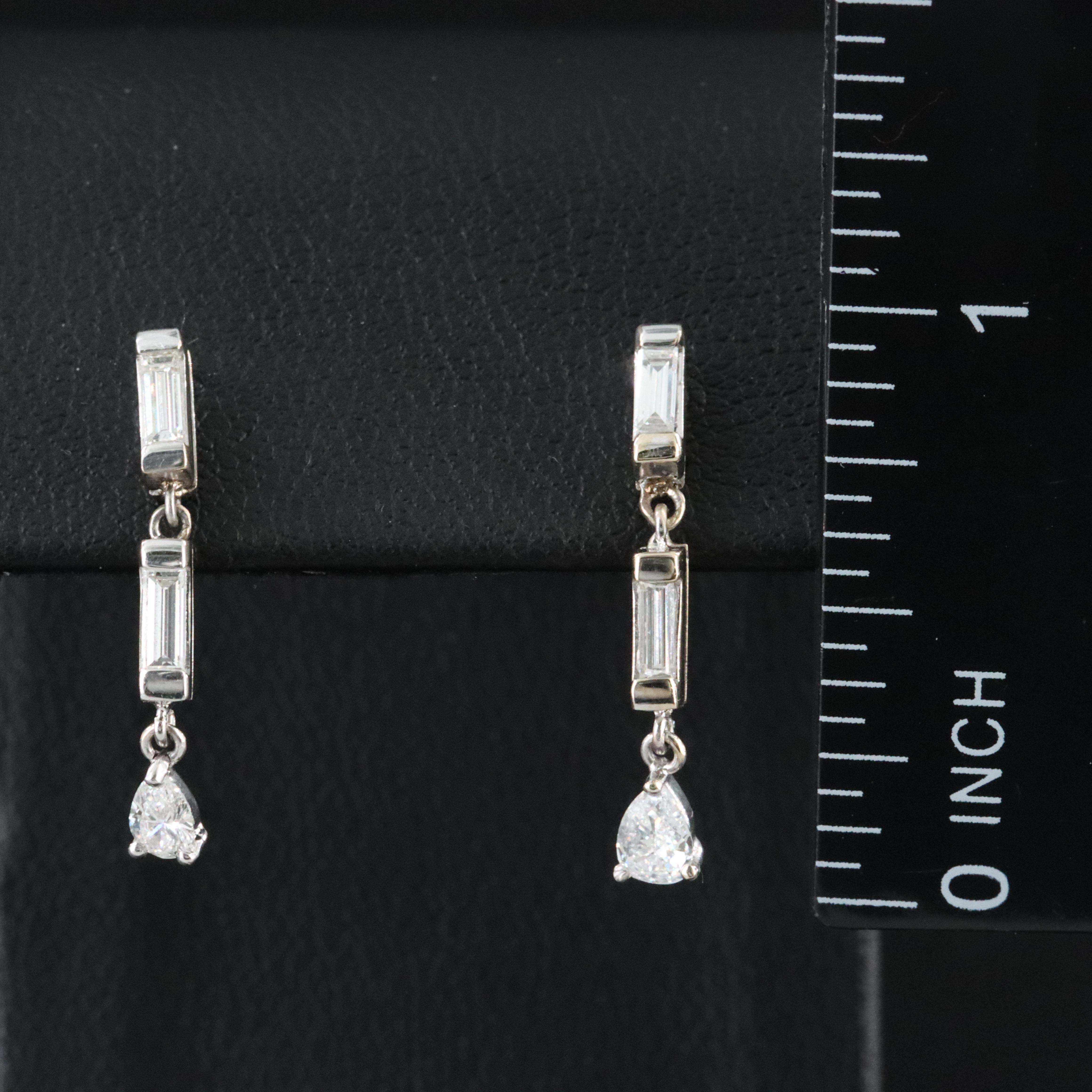 18K 0.68 CTW Diamond Earrings