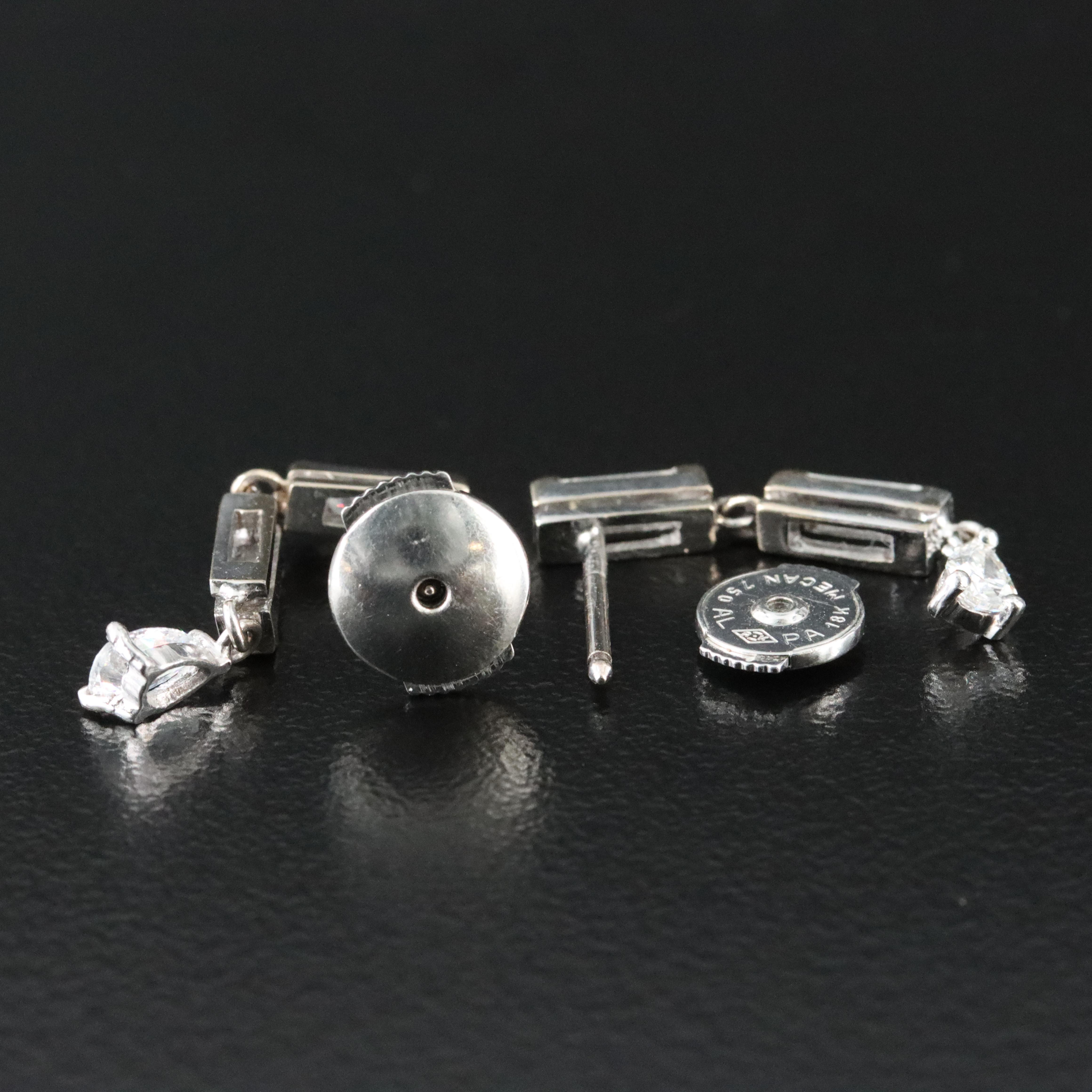 18K 0.68 CTW Diamond Earrings