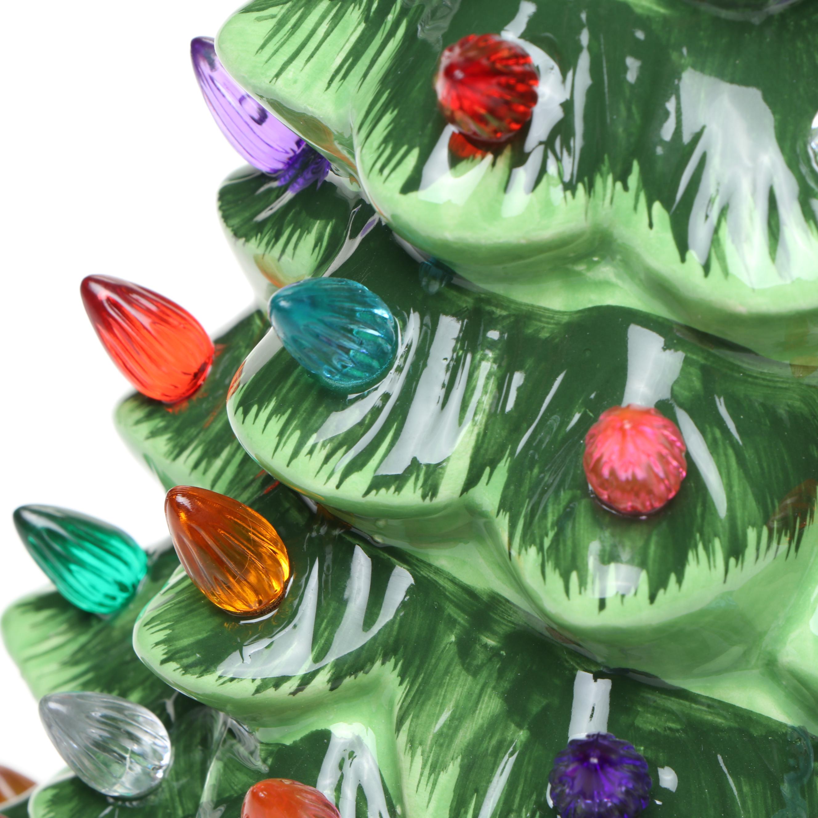 Illuminated Ceramic Christmas Tree