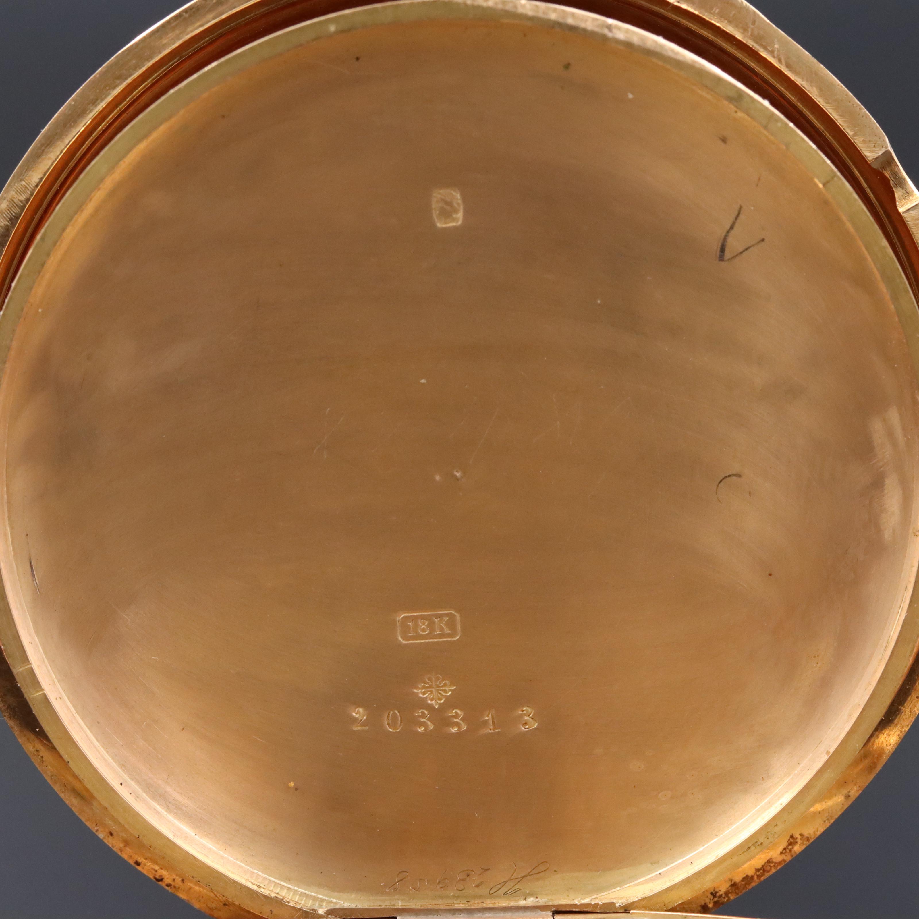 Patek Philippe & Co 18K Gold Antique Pocket Watch c.1885-1890