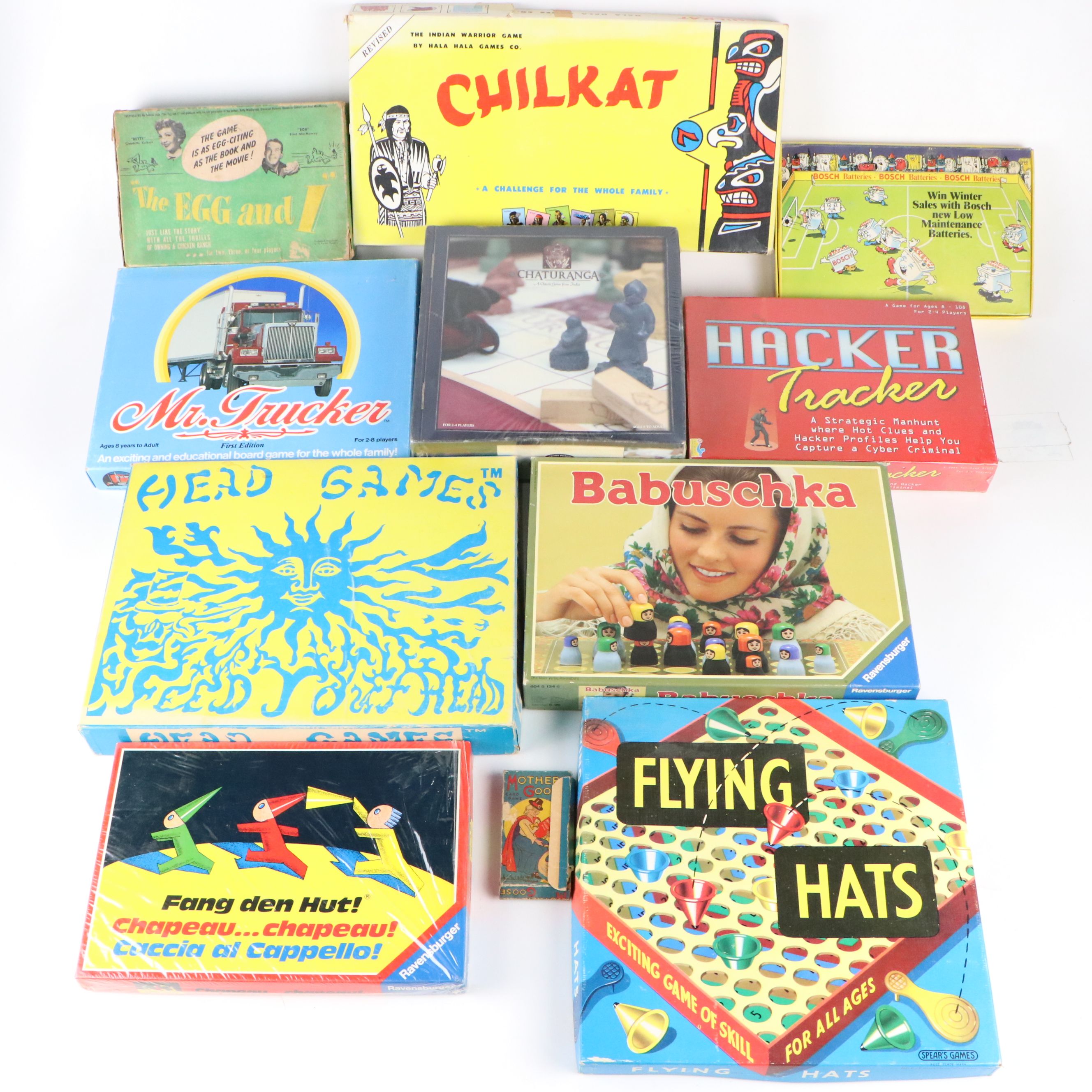 "Hacker Tracker", "Mr. Trucker", "Flying Hats", and More Board Games