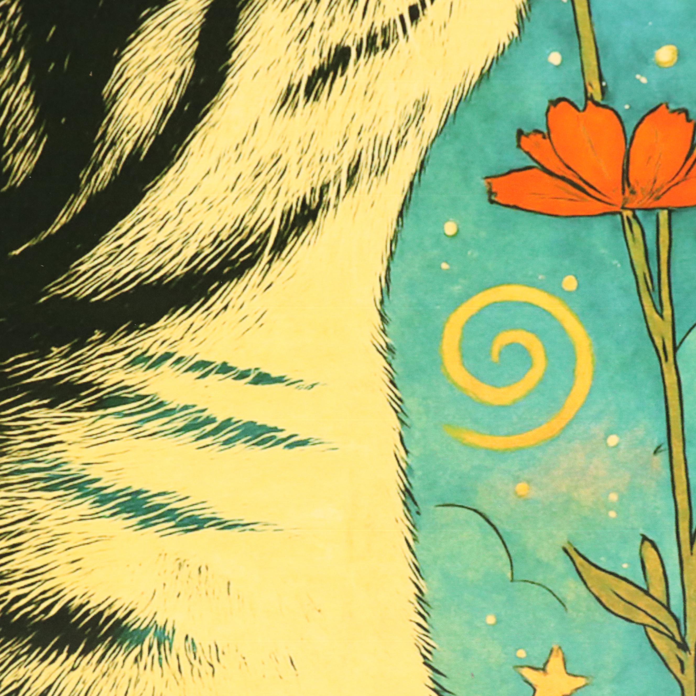 Cat Giclée on Paper "Blossom," 2025