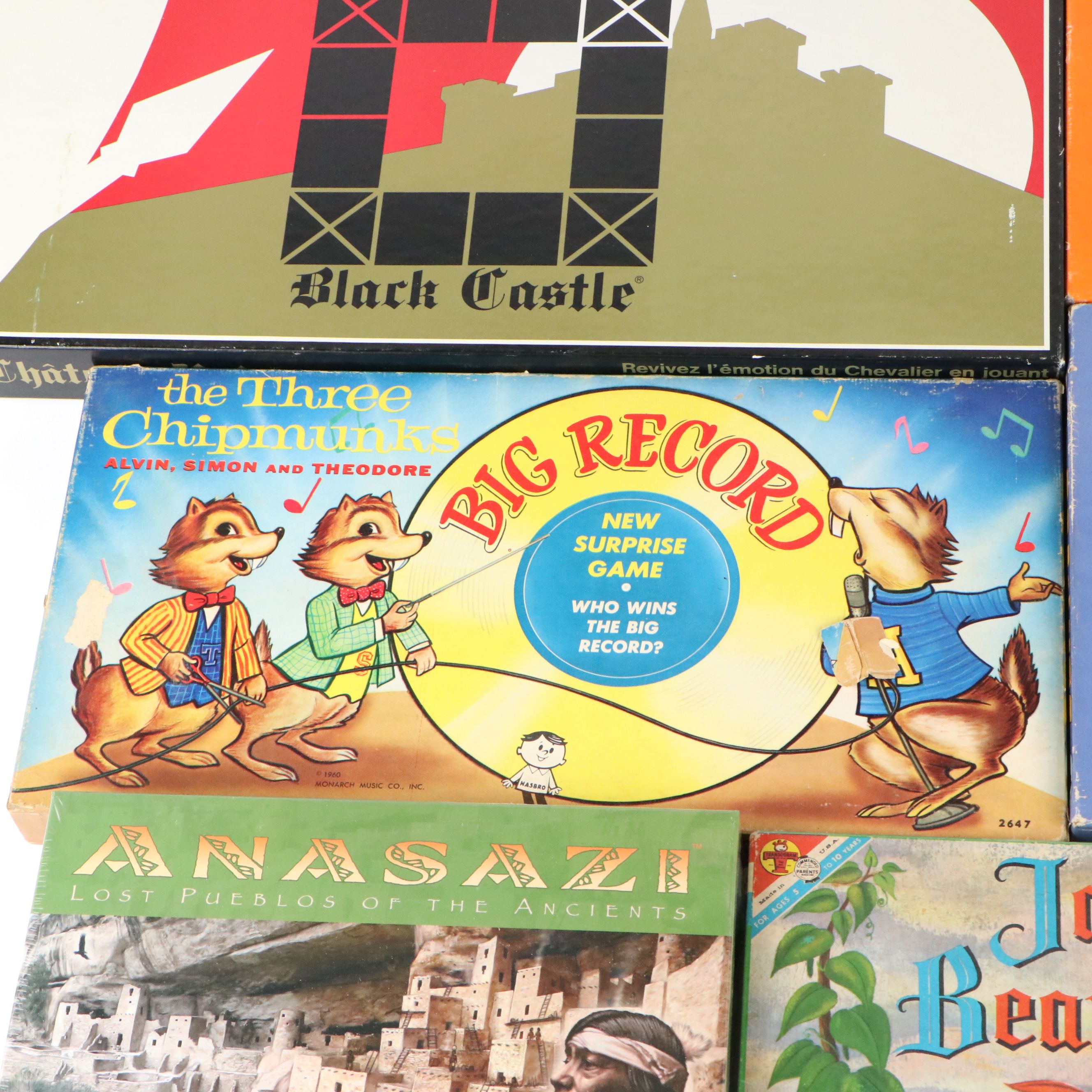 "Frog Frolics", "Peanuts", "Road Runner", and More Board Games