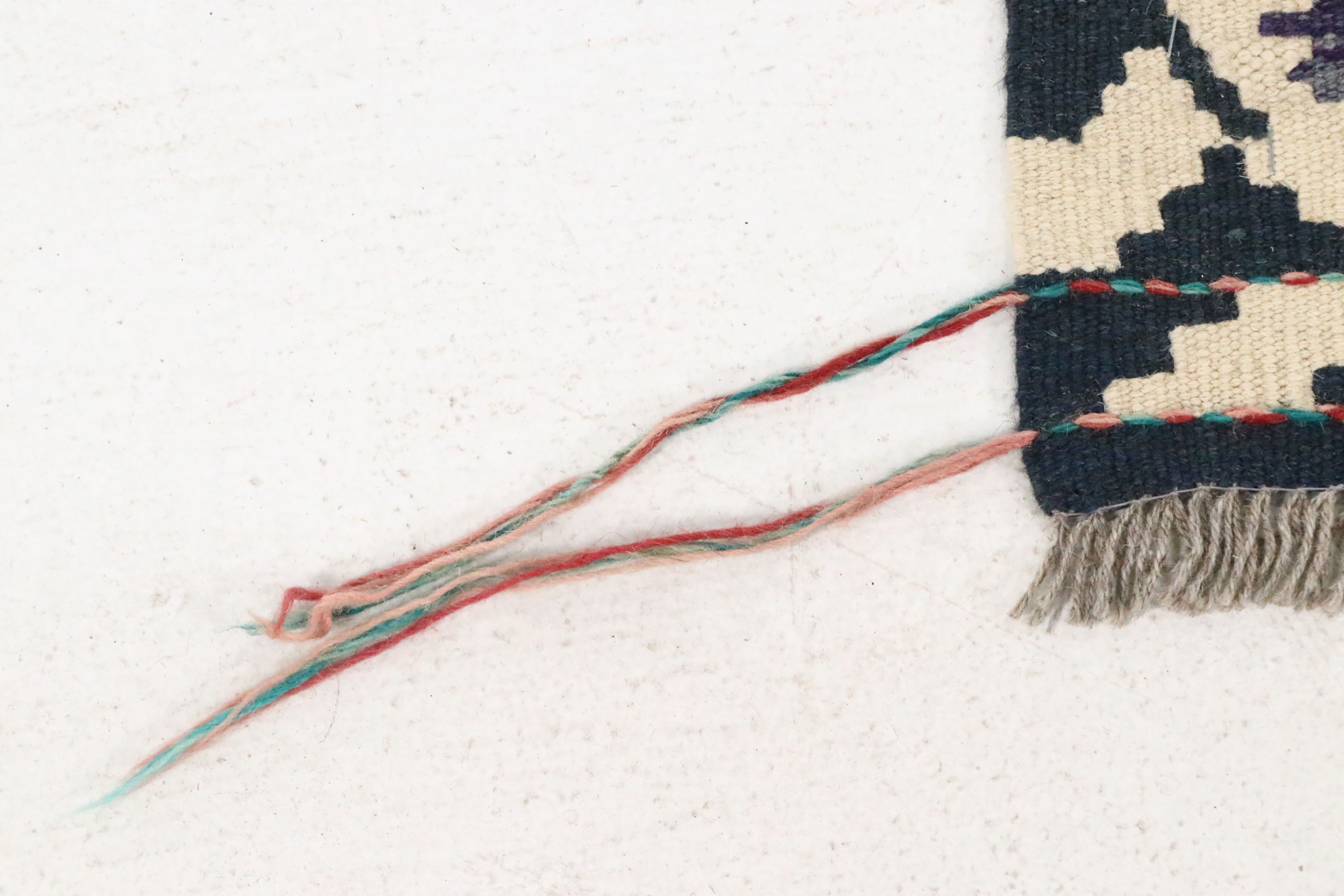 5'7 x 8'5 Handwoven Pakistani Kilim Area Rug