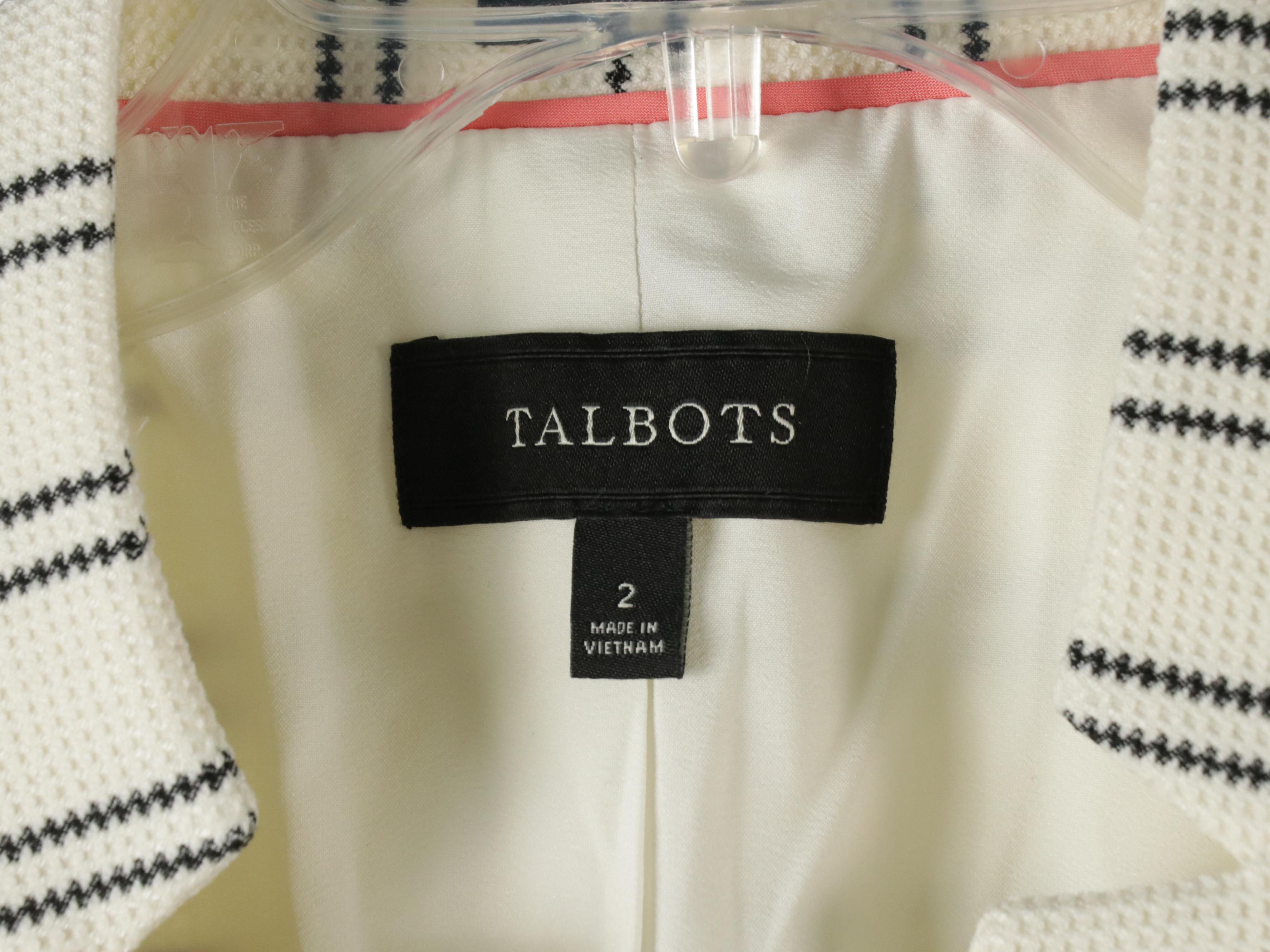 Jones New York and Talbots Statement Blazers and Knit Sweater