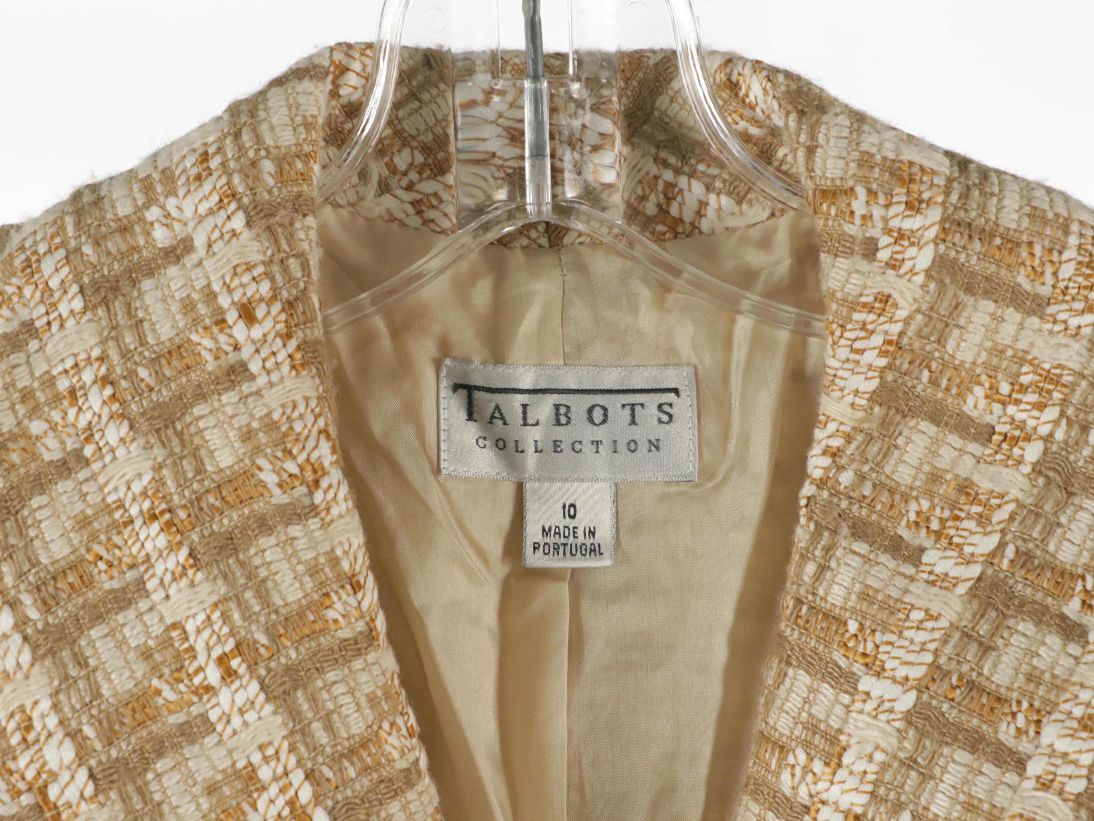 Jones New York and Talbots Statement Blazers and Knit Sweater