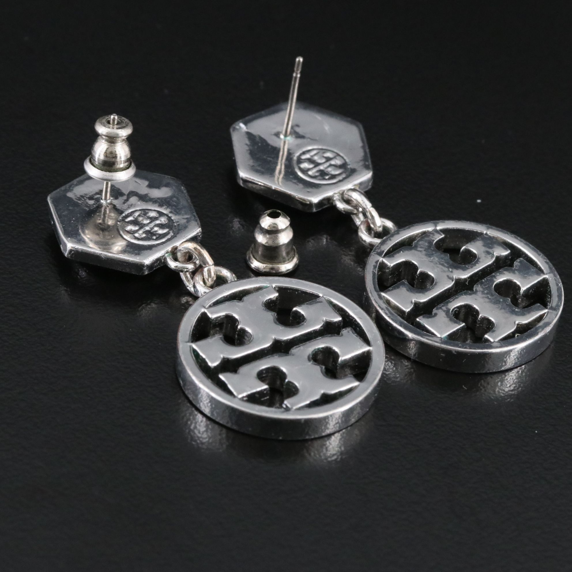 Tory Burch Logo Earrings