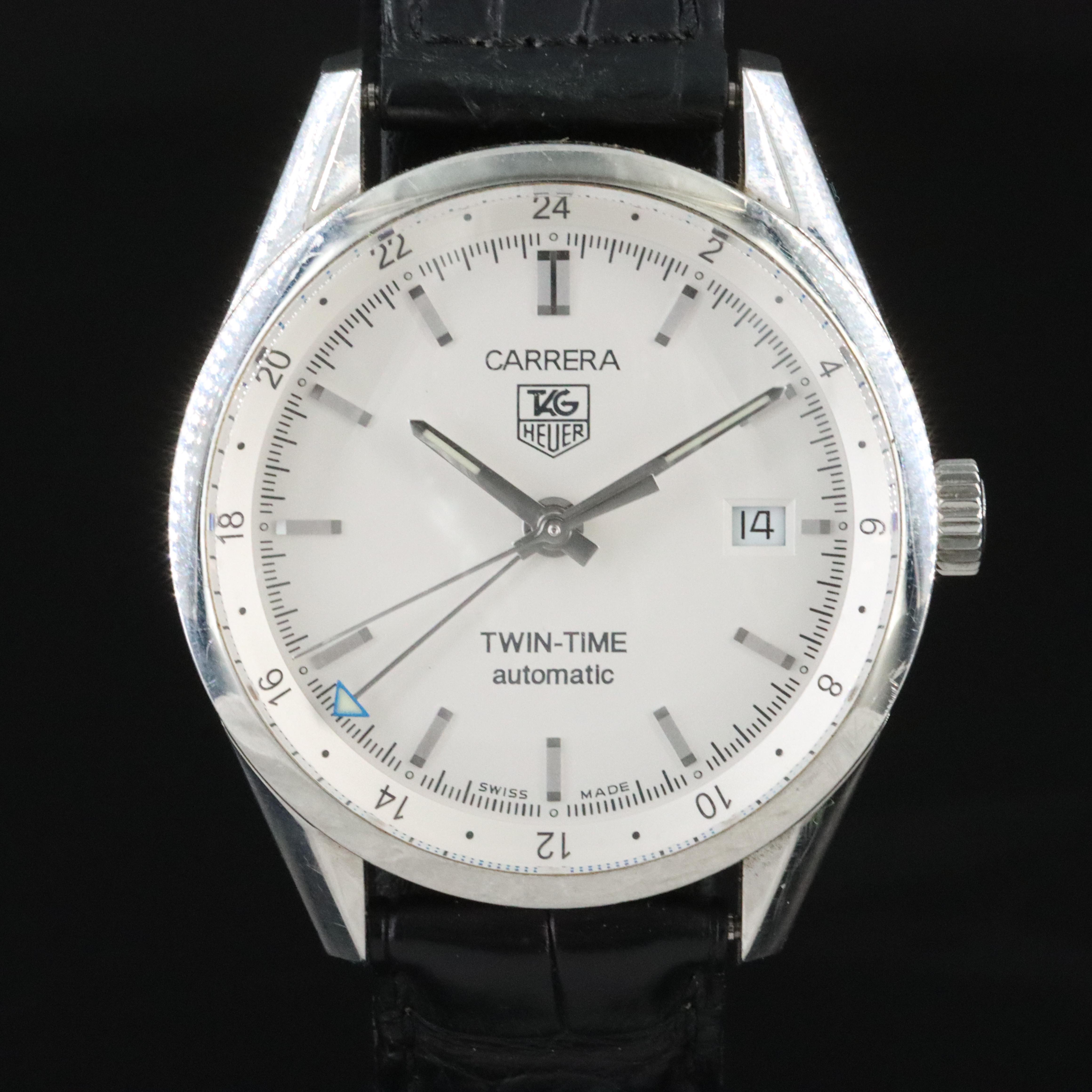 TAG Heuer Carerra Twin Time WV2116 Automatic Watch