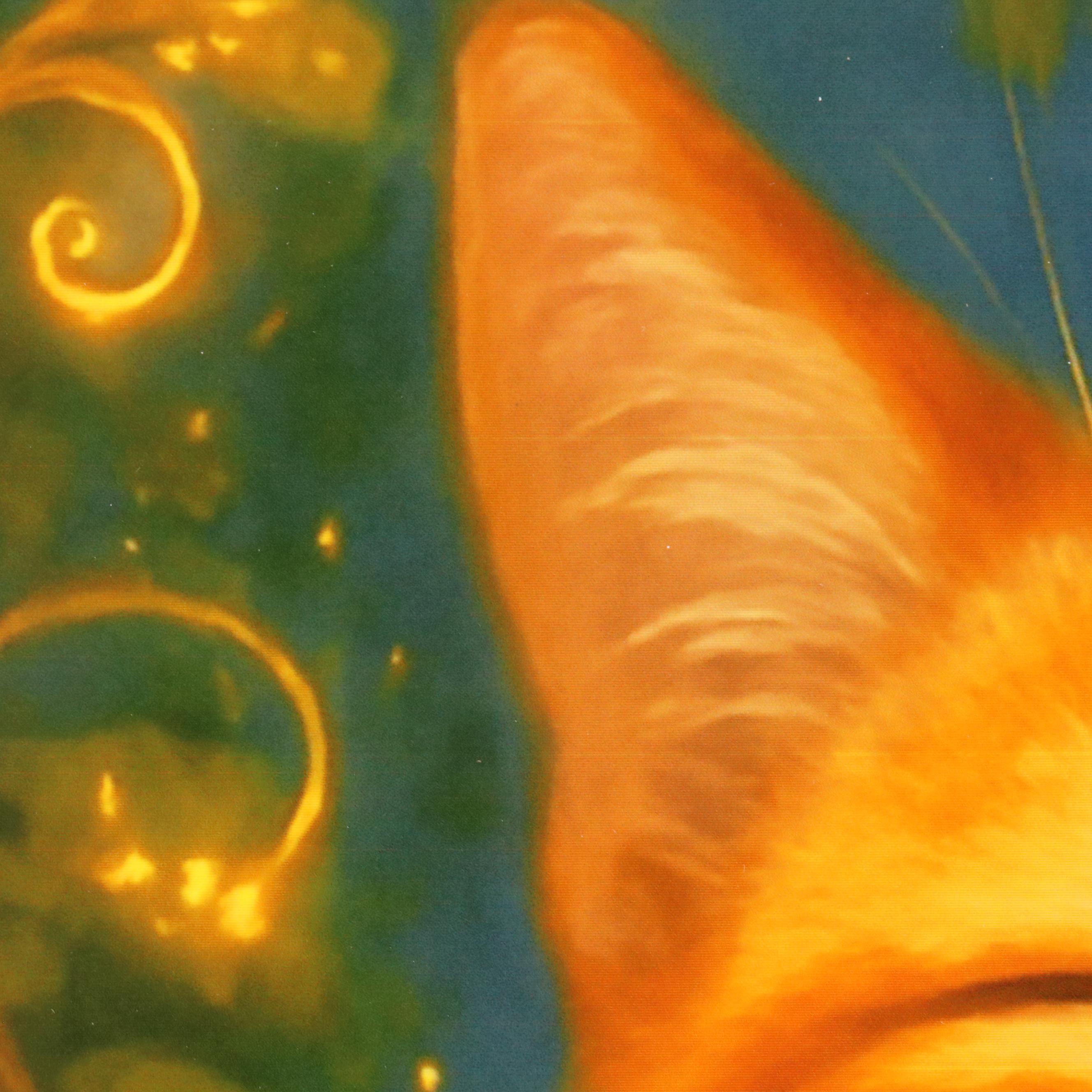 Happy Cat Giclée on Paper "Heartblush," 2025