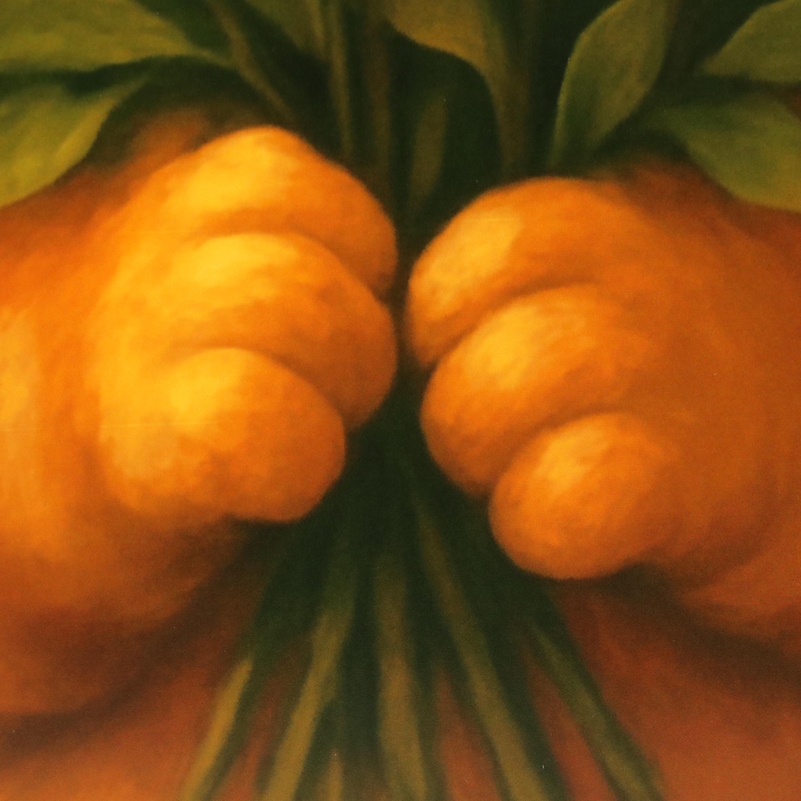 Happy Cat Giclée on Paper "Heartblush," 2025