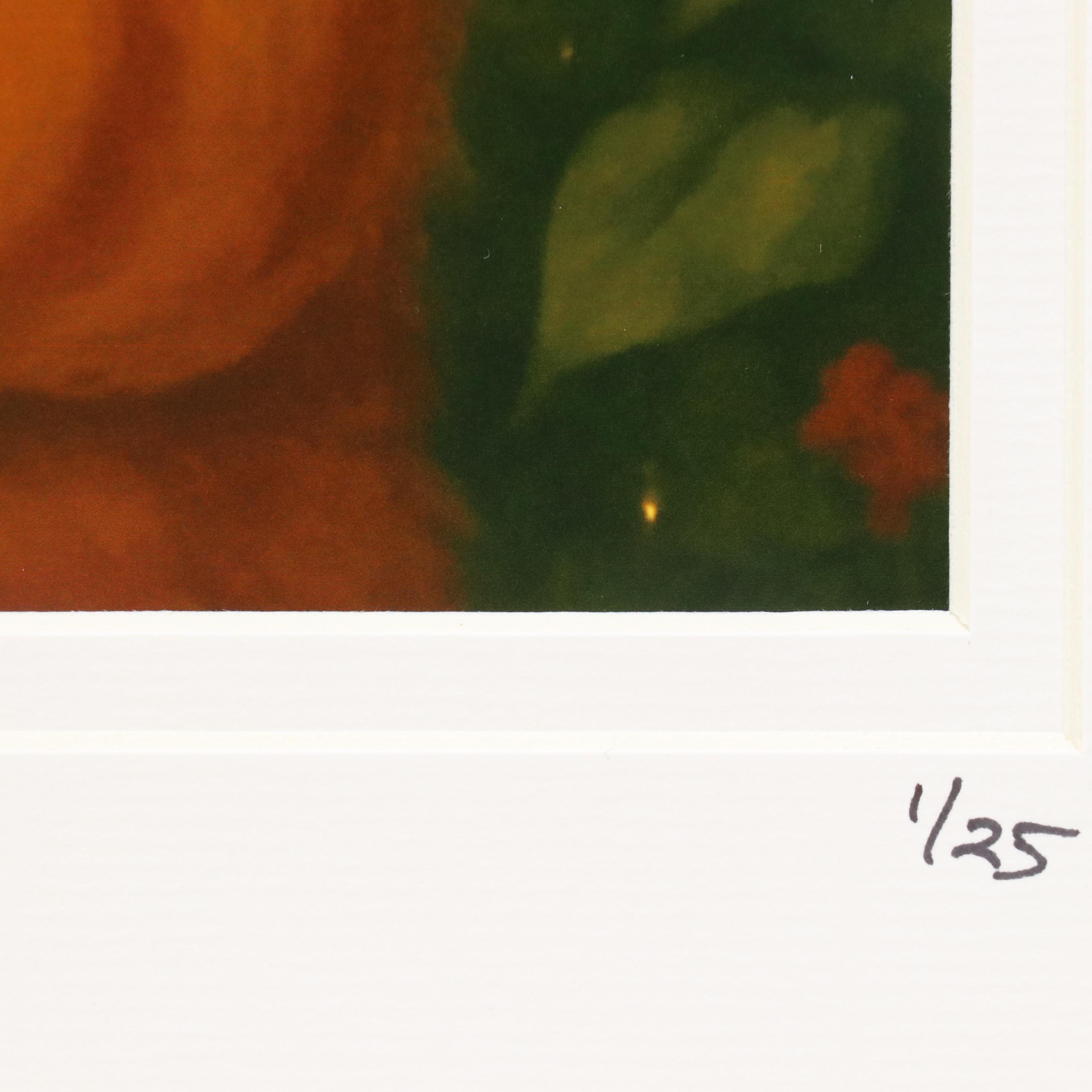 Happy Cat Giclée on Paper "Heartblush," 2025