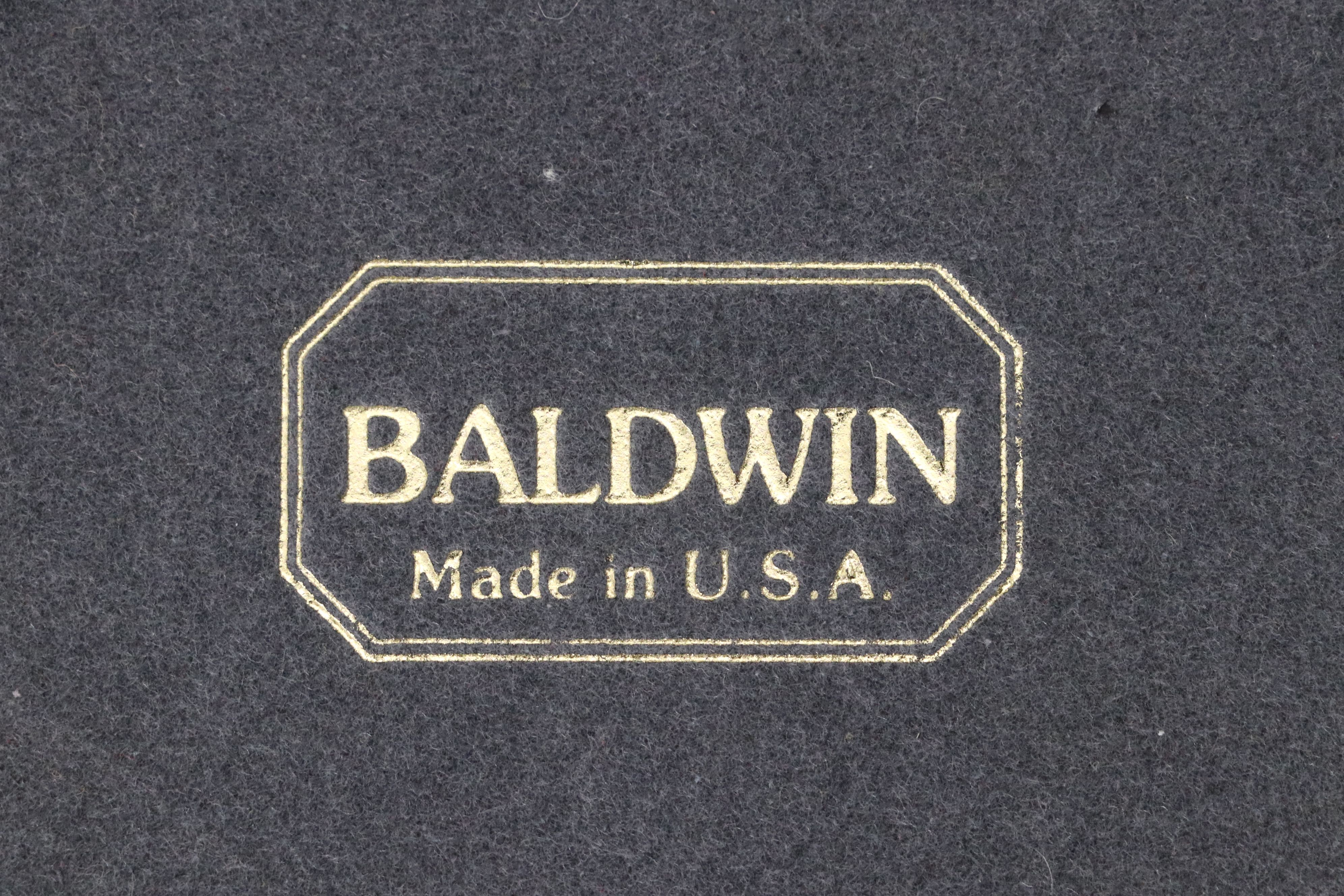 Lacquered Brass Trellis Hurricane Sconce, Votive Holder and Baldwin Chamberstick