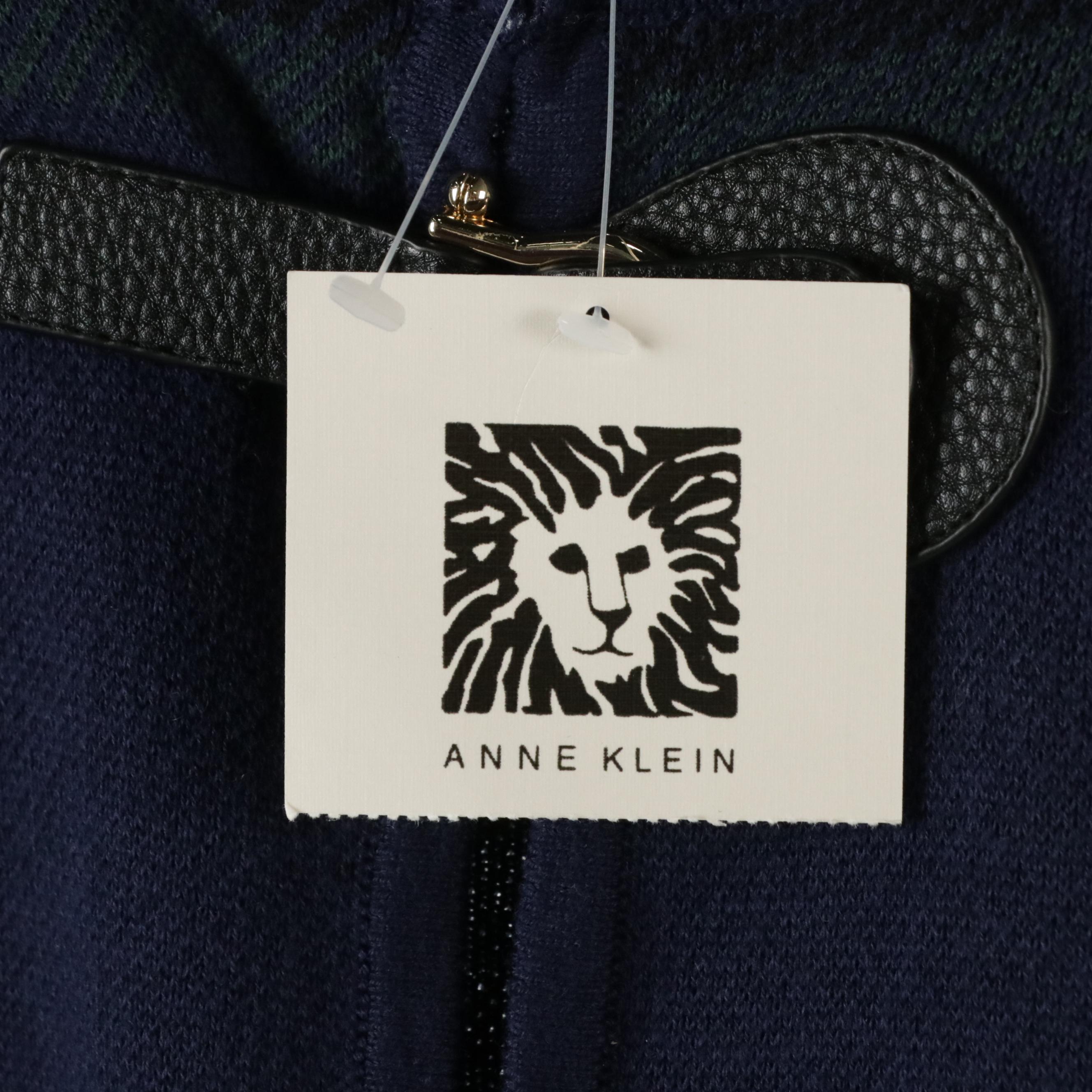 Calvin Klein Dress, Neiman Marcus Cashmere Cardigan & Anne Klein Long Jacket