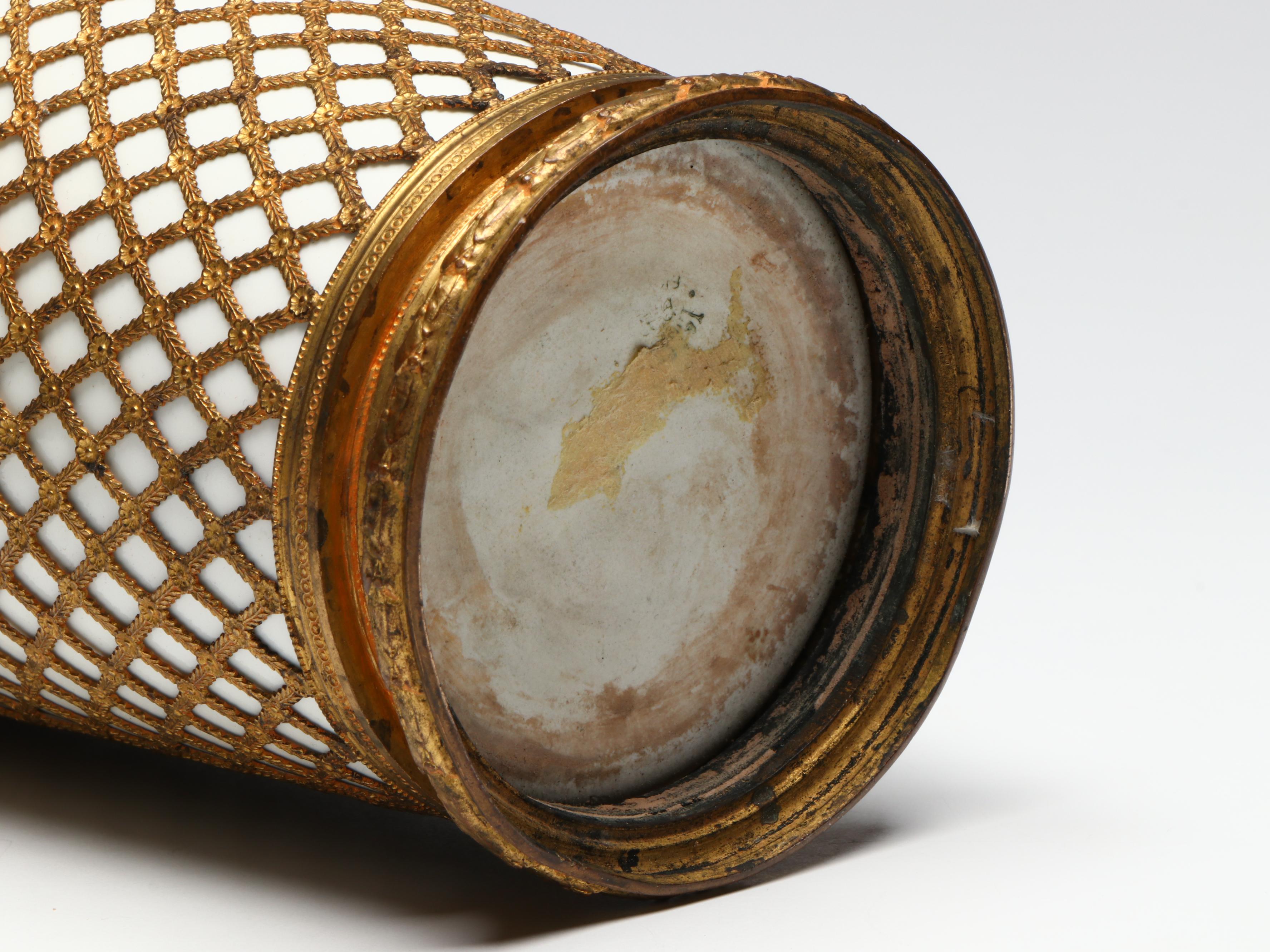 Empire Style Brass Footed Bowl with Metal Wall Sconces and Other Décor