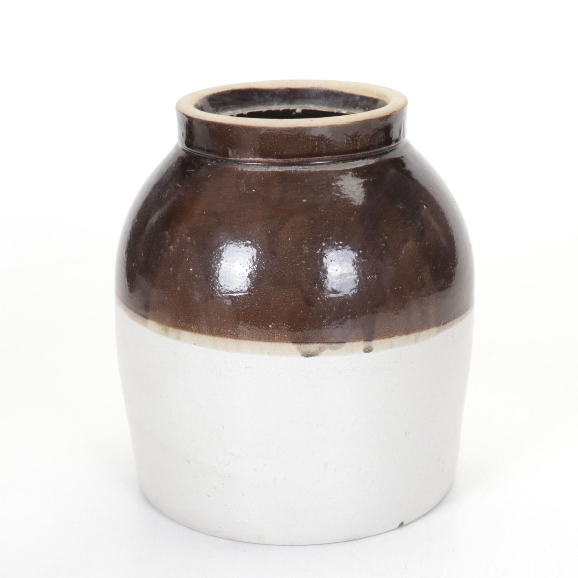 Salt Glazed Stoneware One & Two Gallon Crocks & Jugs