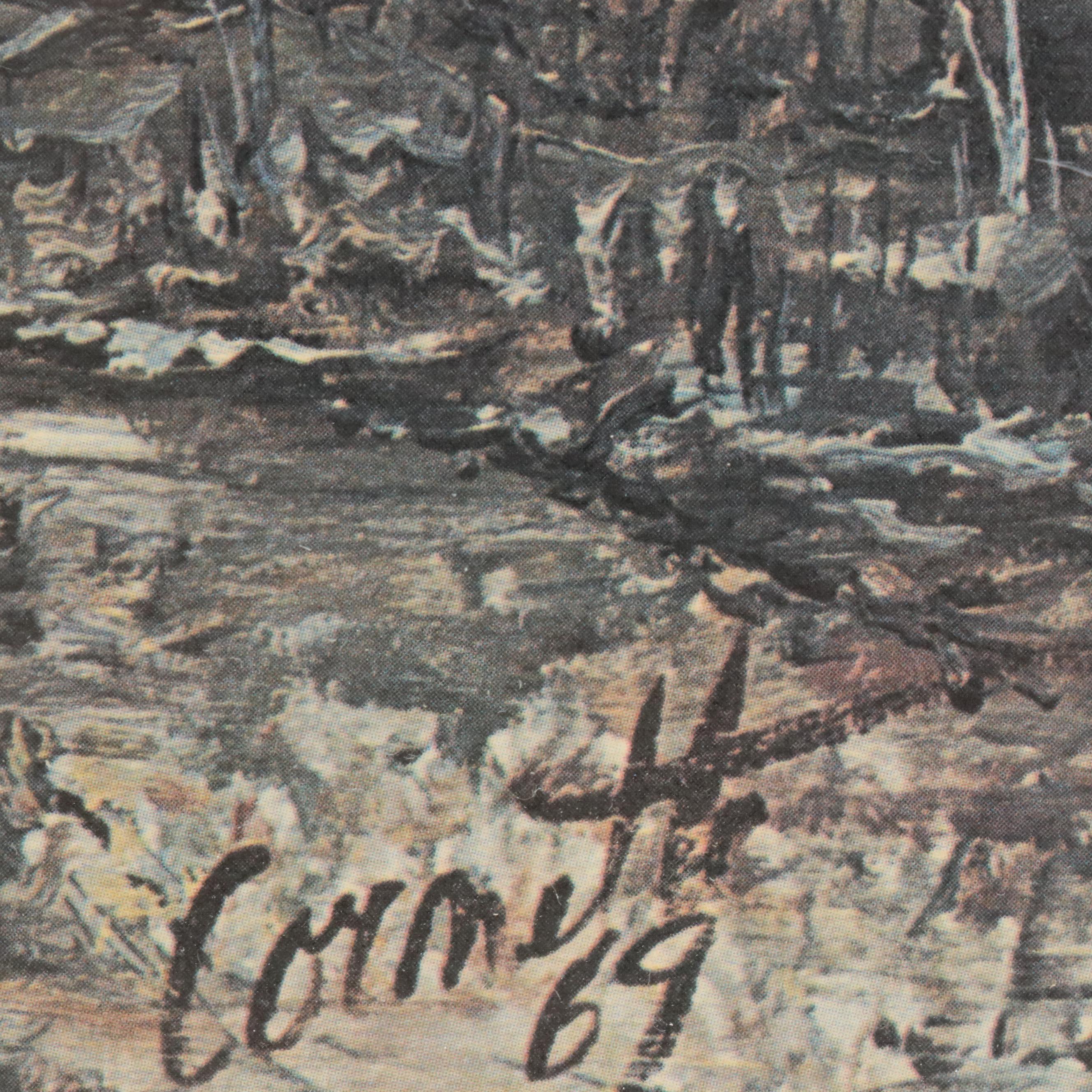 Al Cornett Offset Lithograph "Red River Gorge," 1973