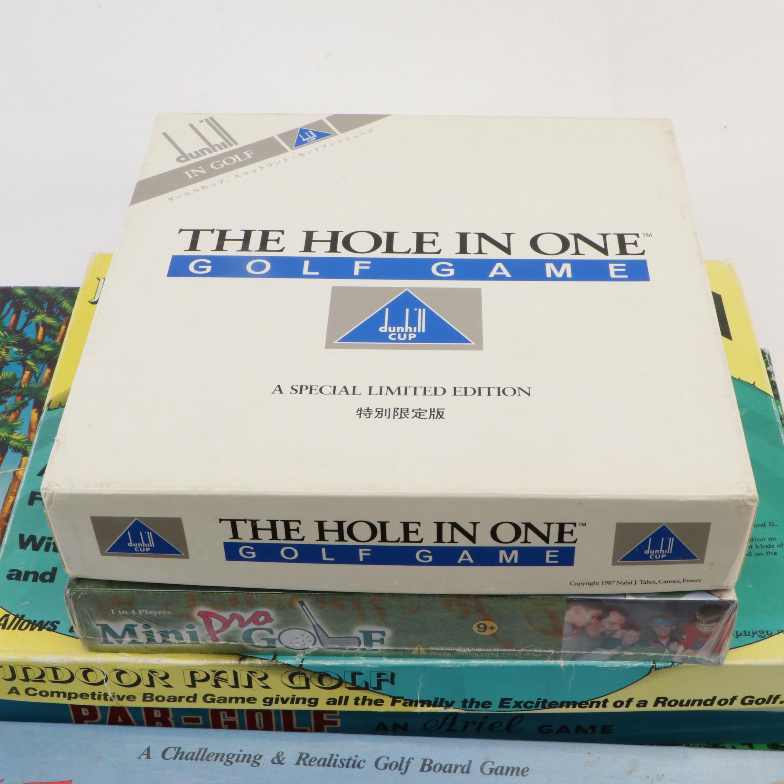 "In Pursuit of Par", "The Hole in One", and More Golf Themed Board Games