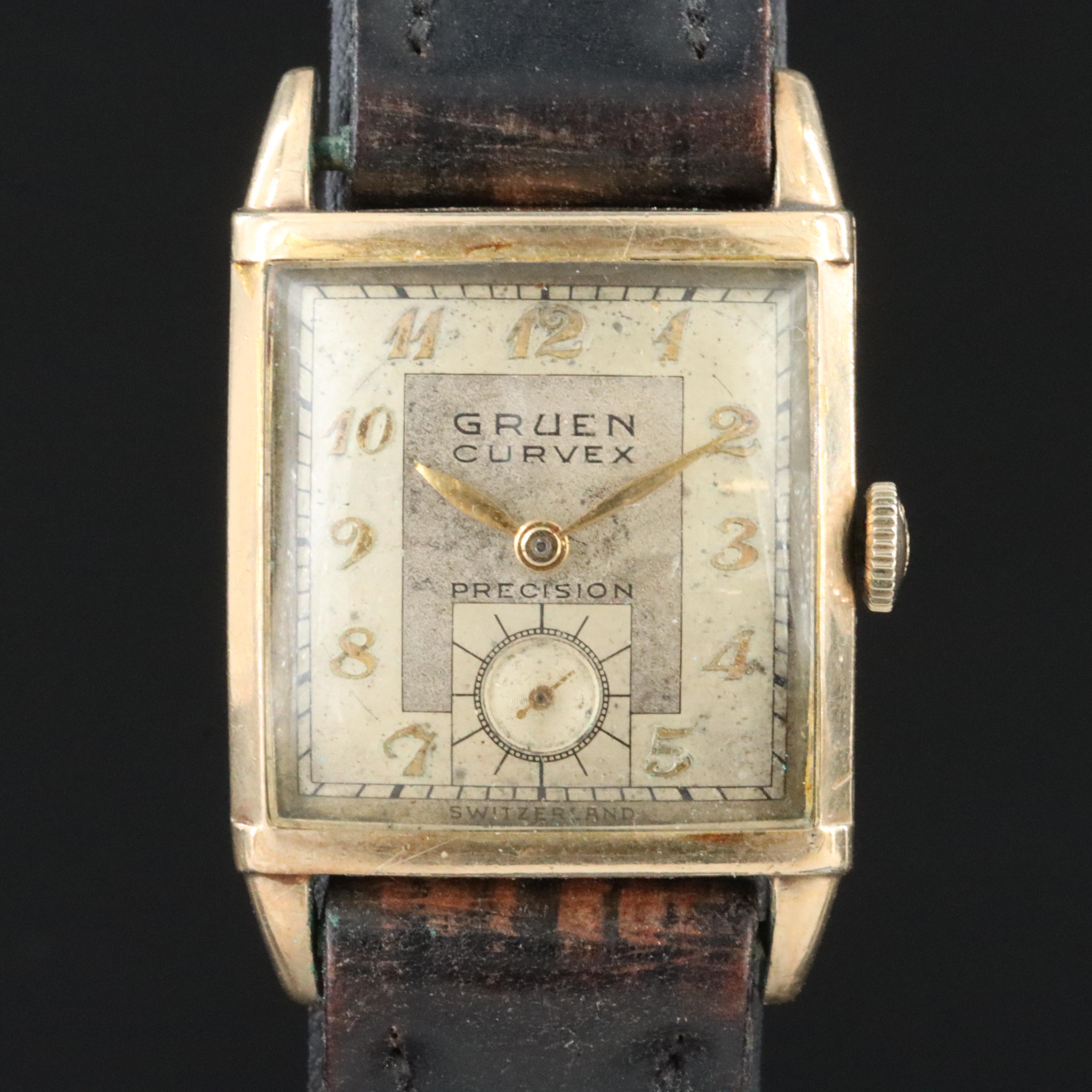 1942 Gruen Curvex Precision Watch