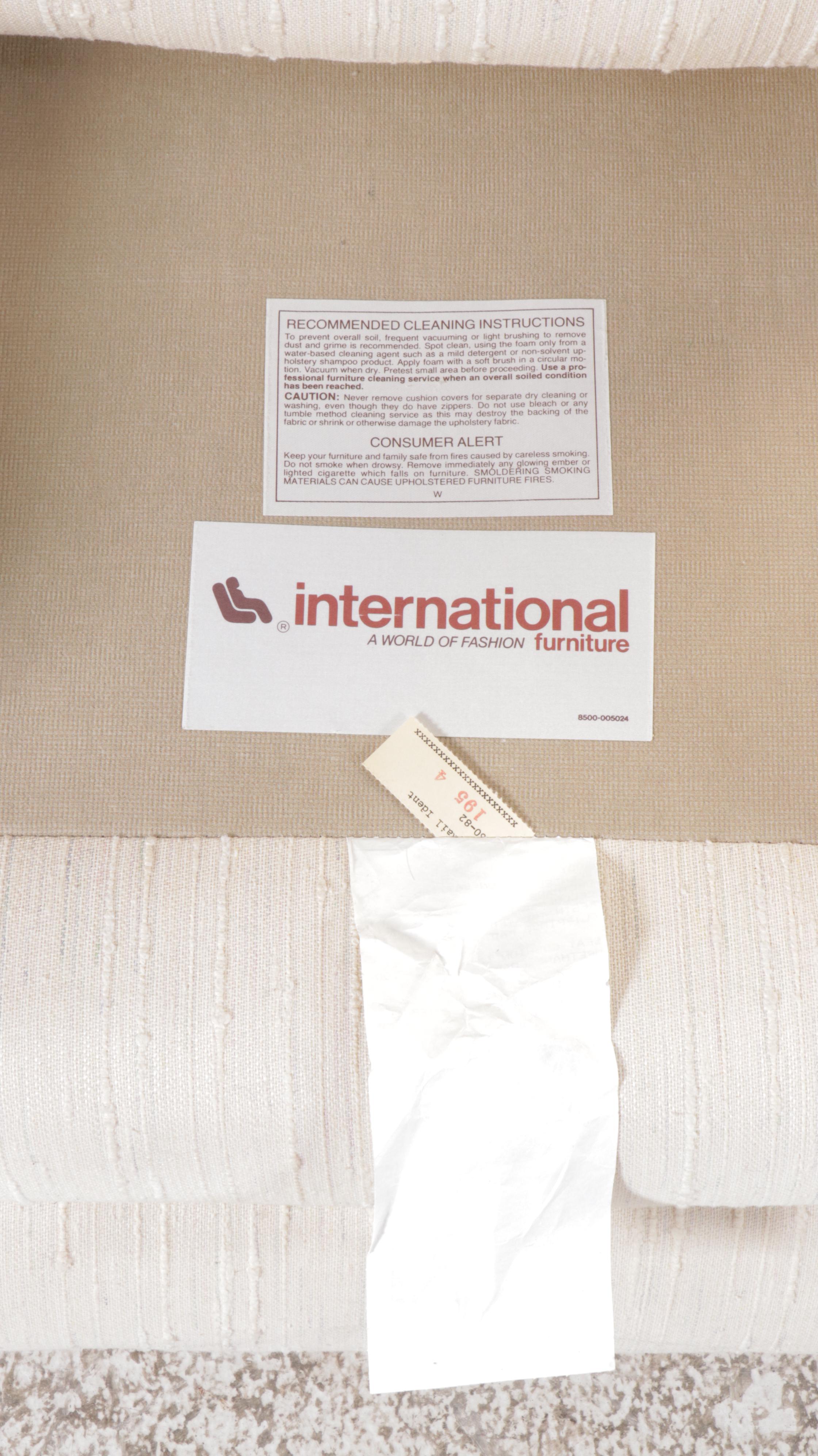 International Furniture Contemporary Style Upholstered Sofa