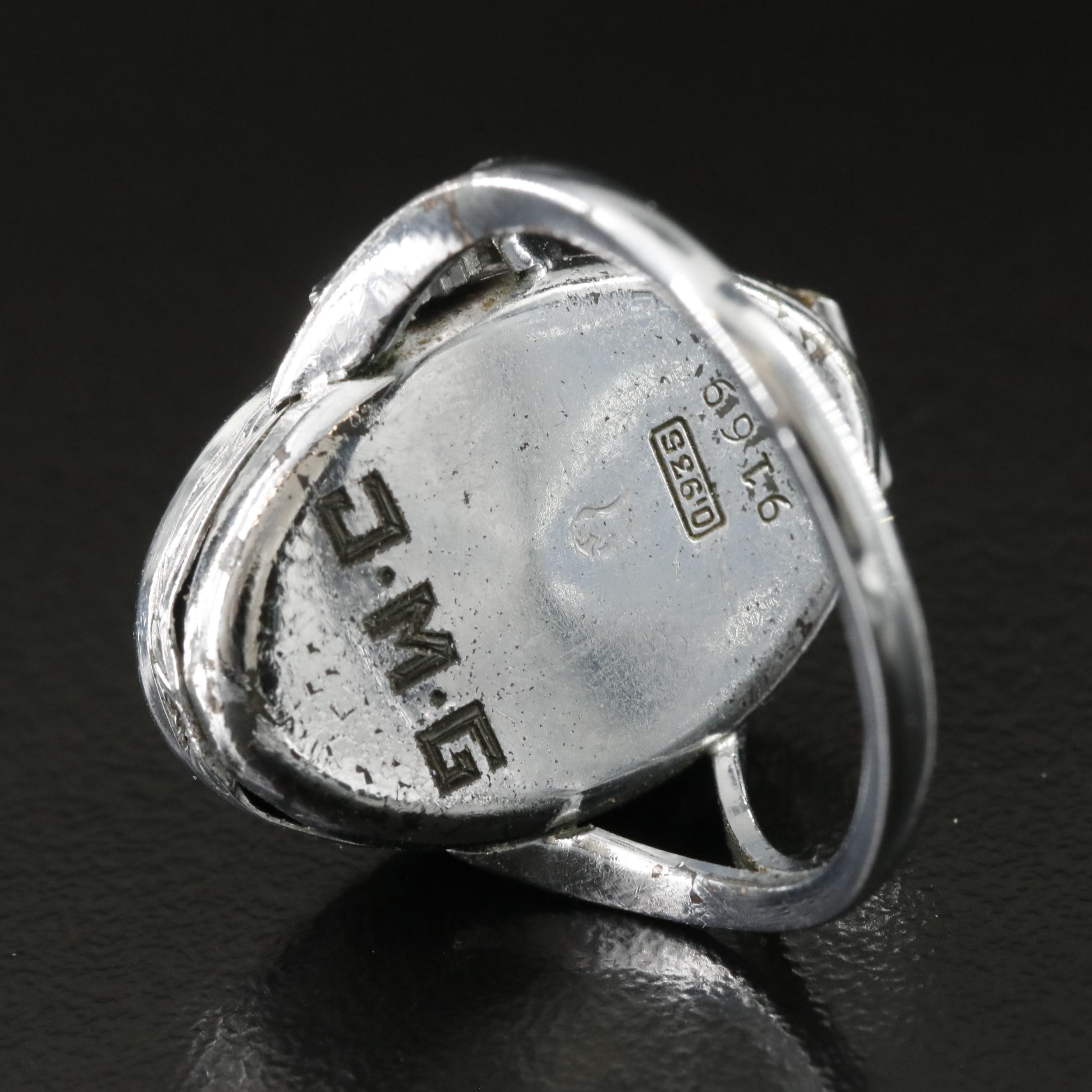 Vintage Bucherer Lucerne 0.935 Stem Wind Ring Watch