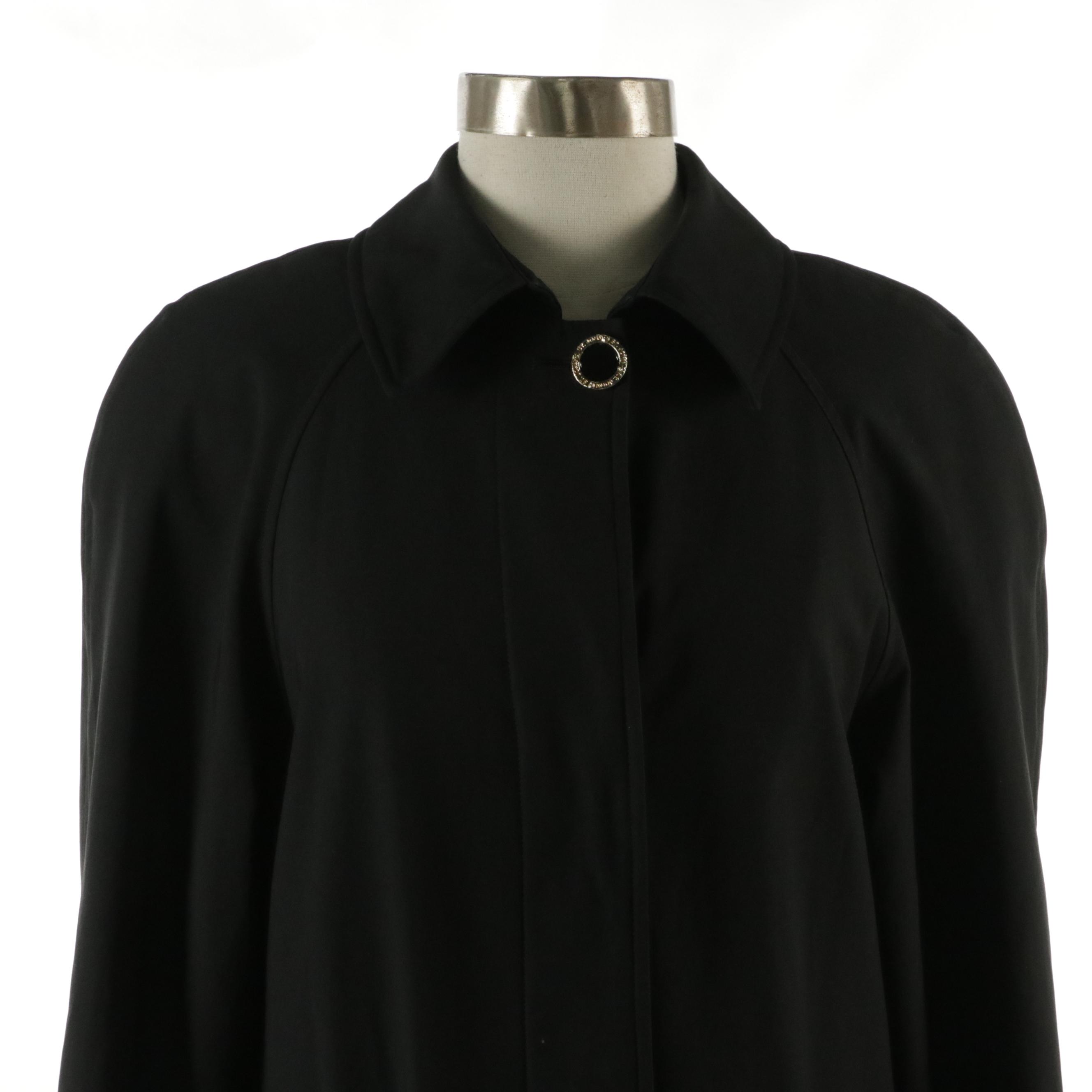 St. John Coat Collection Single-Breasted Coat, Armani Collezioni Textured Jacket