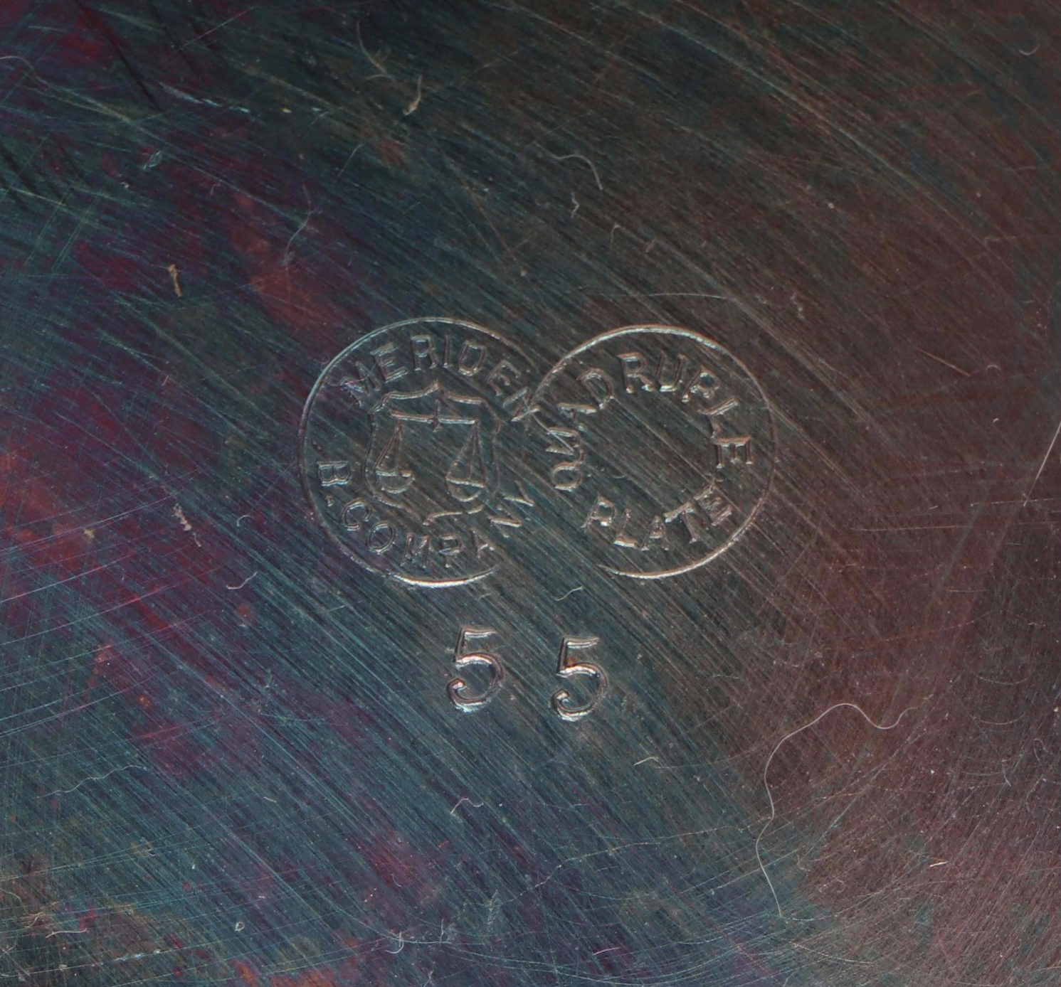 Meriden Britannia Co. with Other Victorian Silver Plate Brides Basket Holder