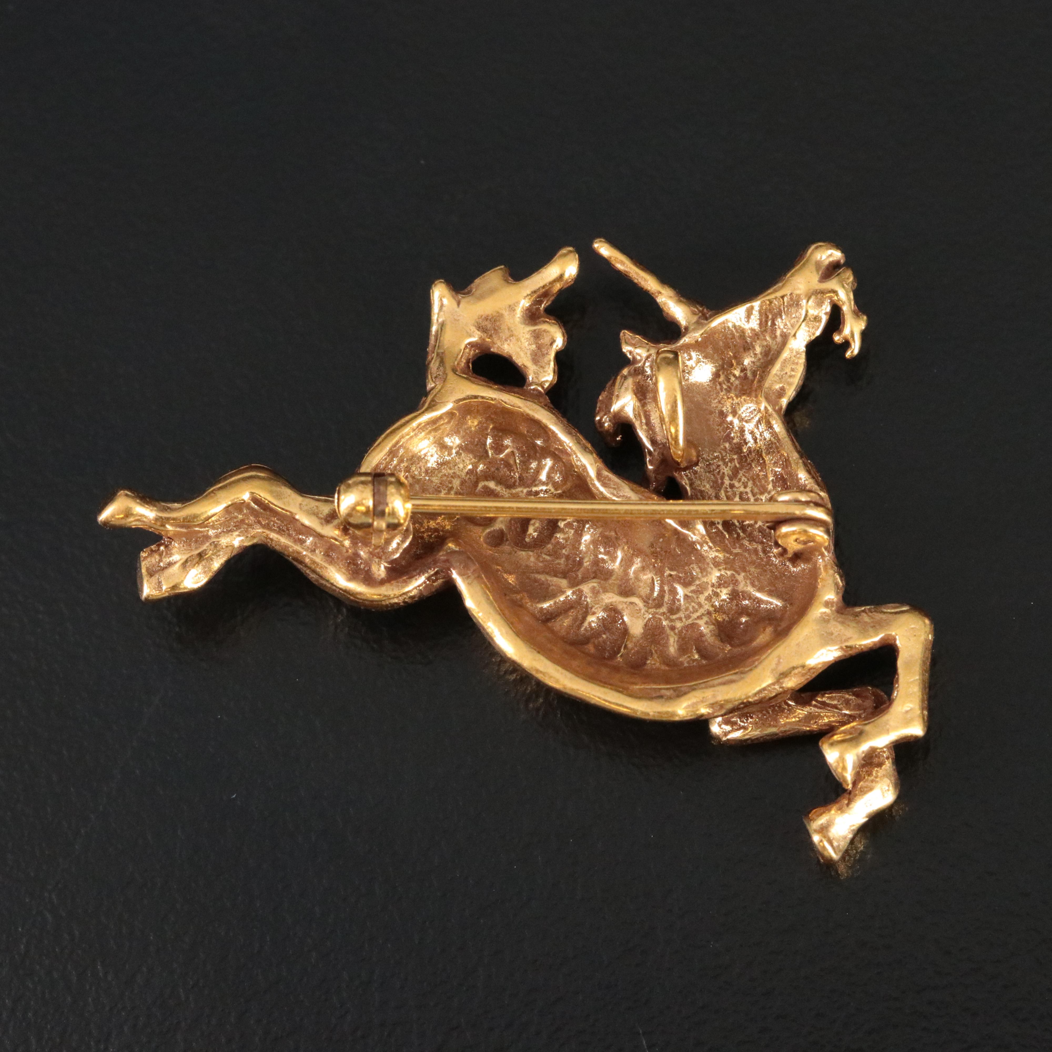 Metropolitan Museum of Art Unicorn Converter Brooch