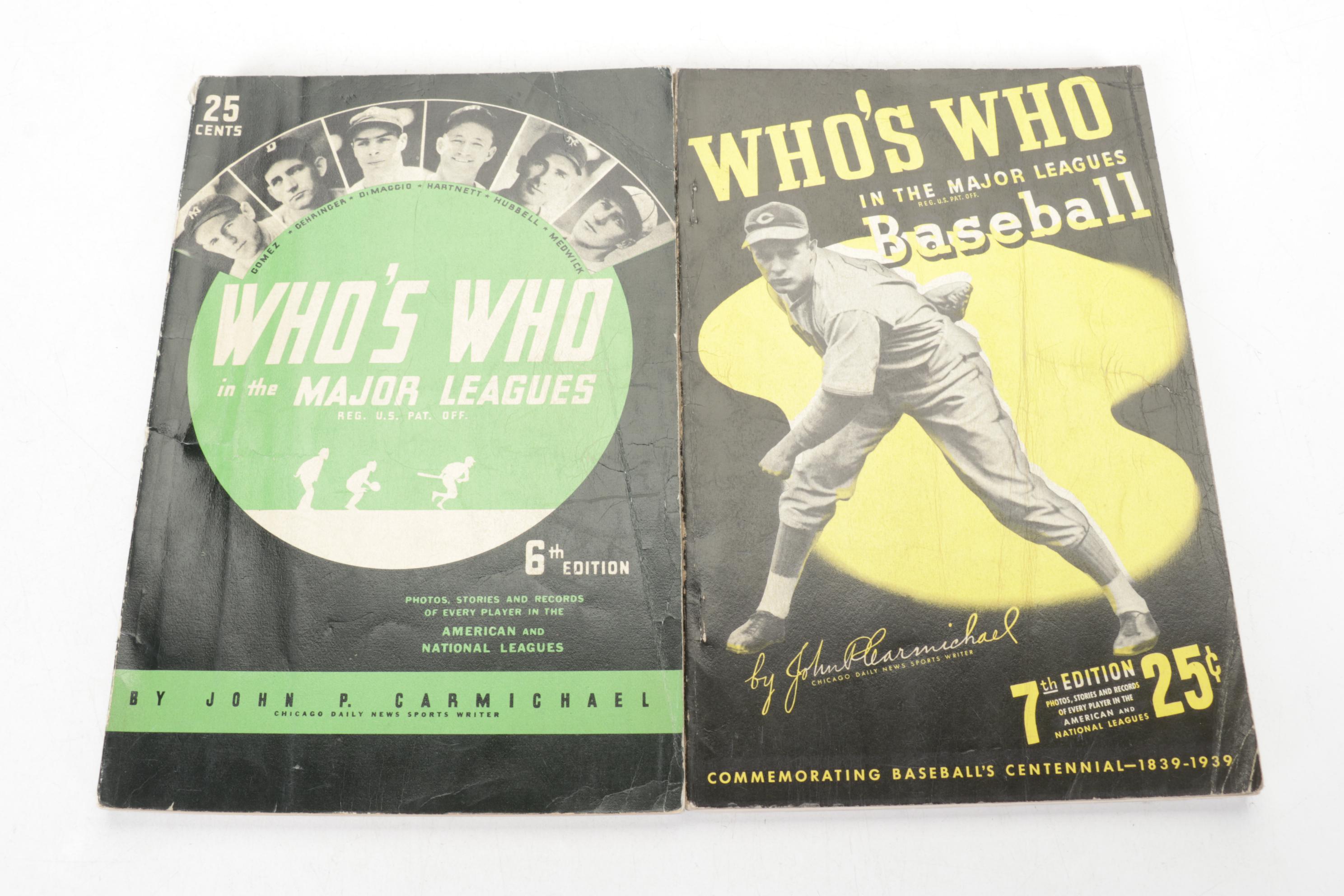 "Who's Who" in the American League, Major Leagues & More 1930s Baseball Ephemera