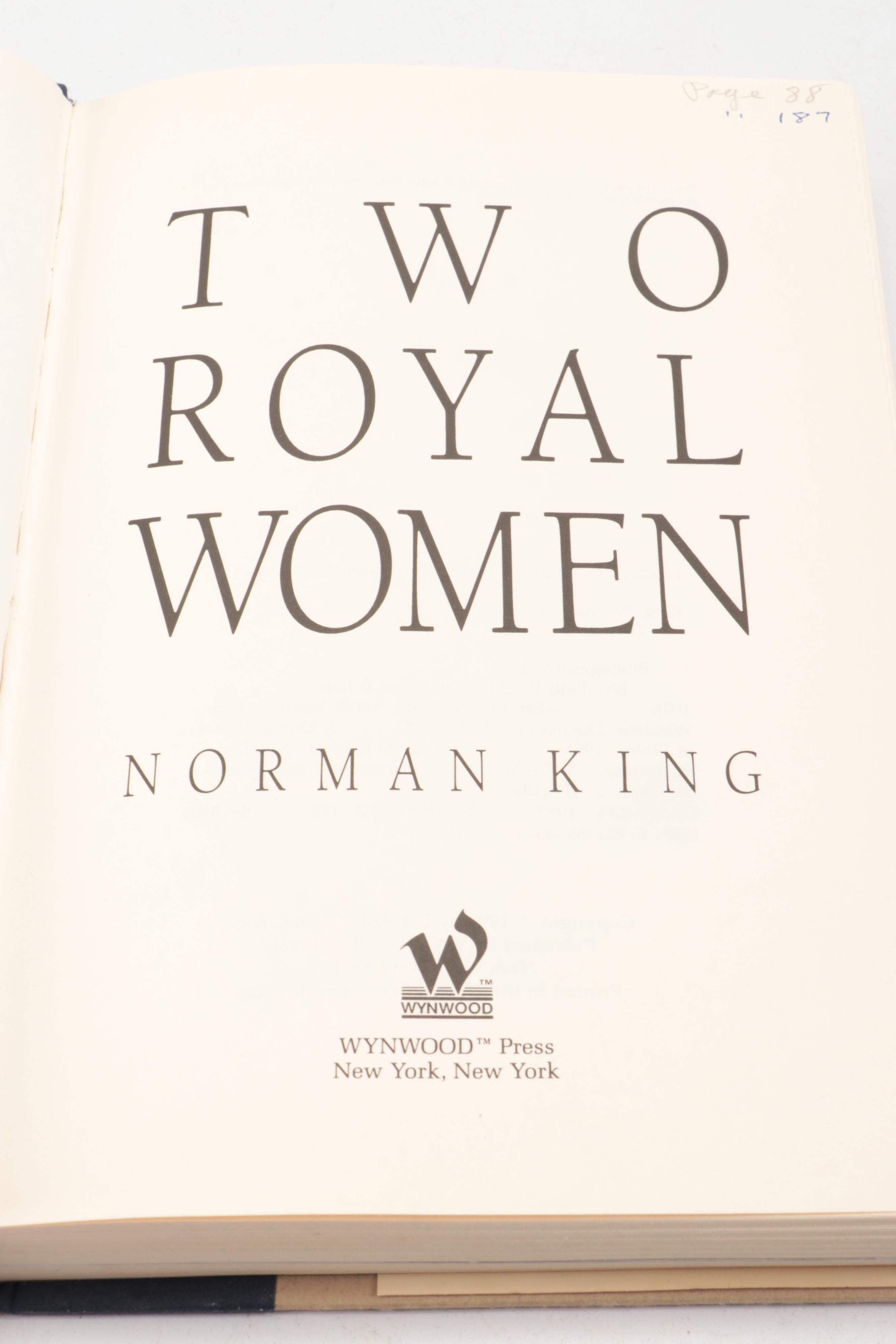 "Royal Sisters" by Anne Edwards with More British Royal Family and History Books