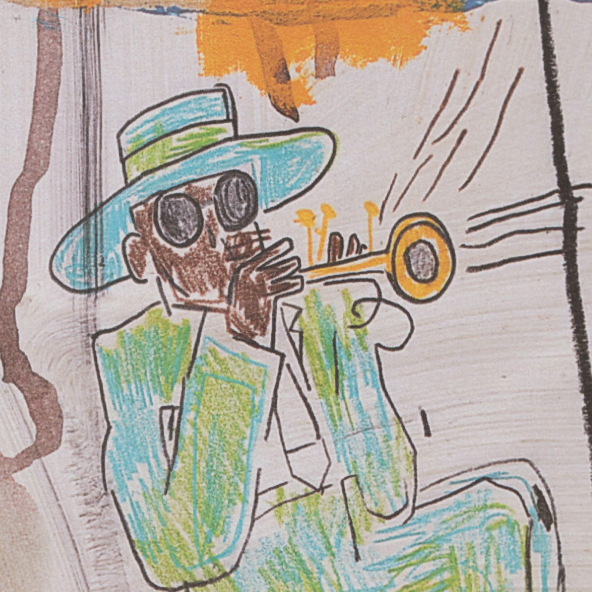 Offset Lithograph After Jean-Michel Basquiat "Worthy Constituents", 1997