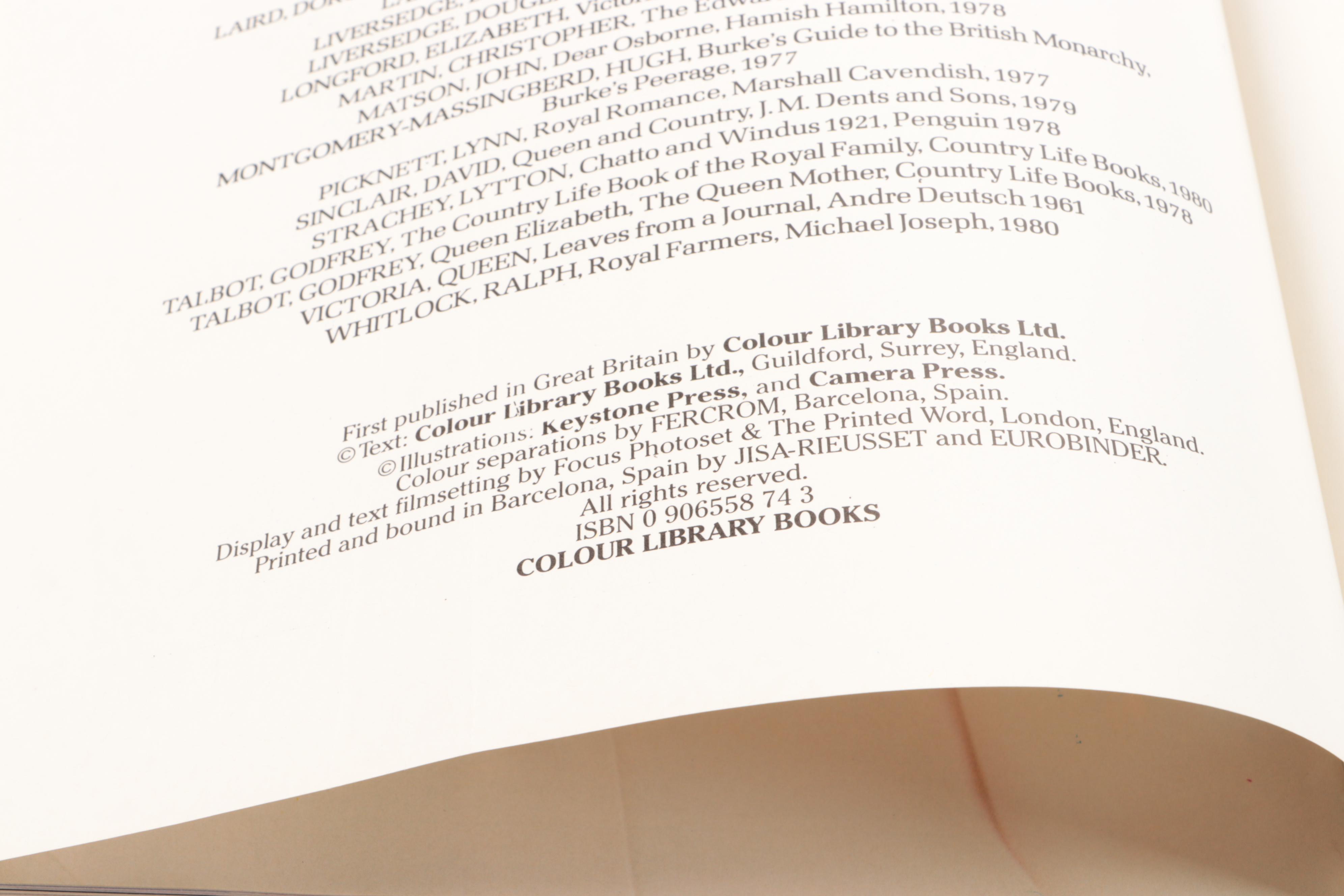 "Royal Sisters" by Anne Edwards with More British Royal Family and History Books