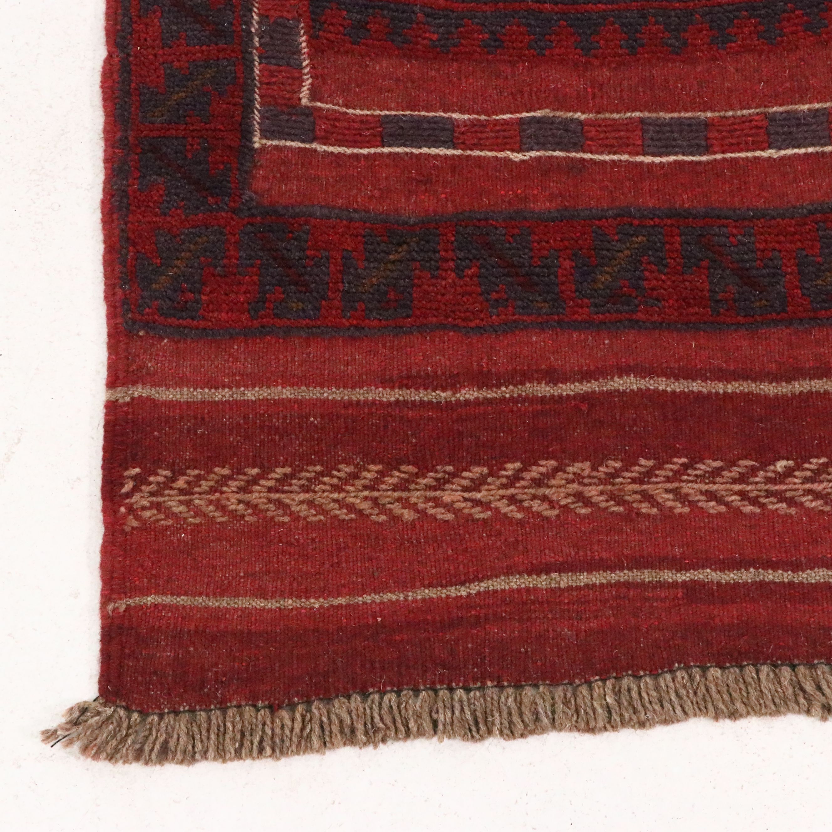 2'1 x 12' Handwoven Afghan Mashwani Carpet Runner