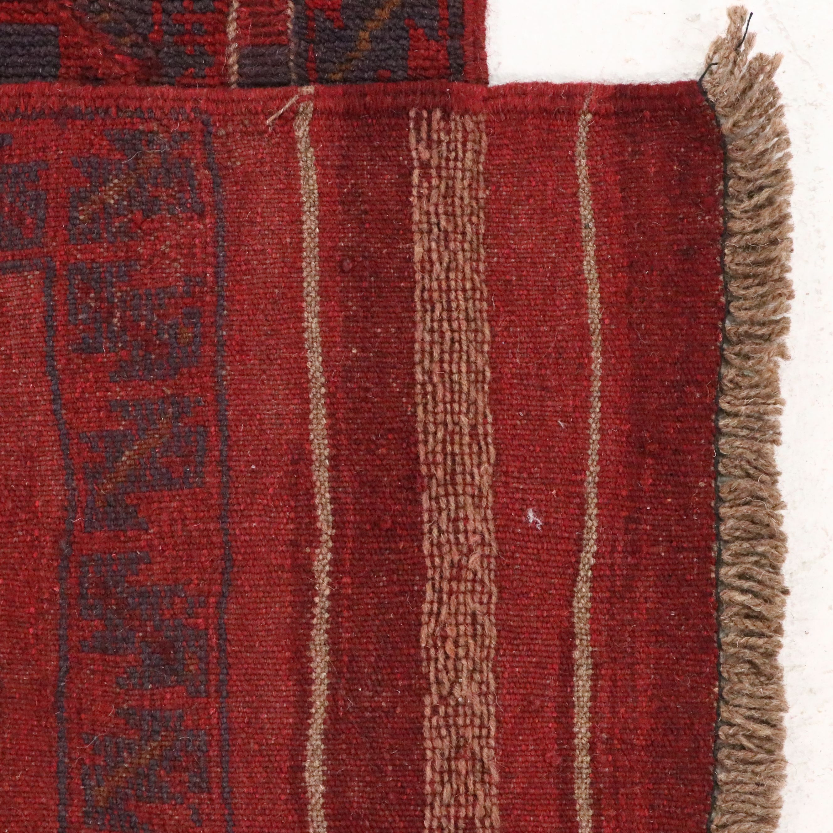 2'1 x 12' Handwoven Afghan Mashwani Carpet Runner