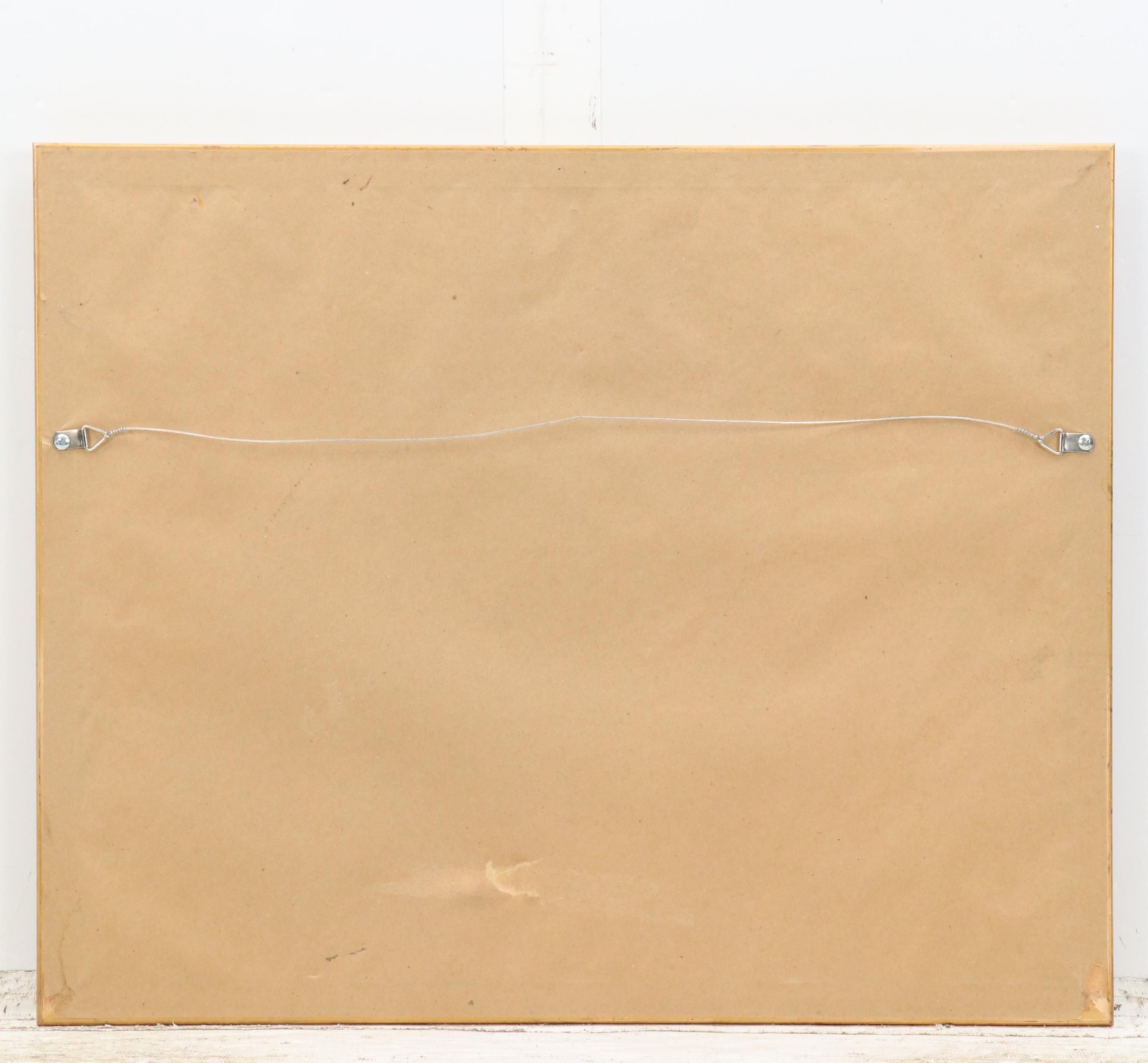 Edward Timothy Hurley Pen and Ink Landscape Drawing of Campsite, 1902