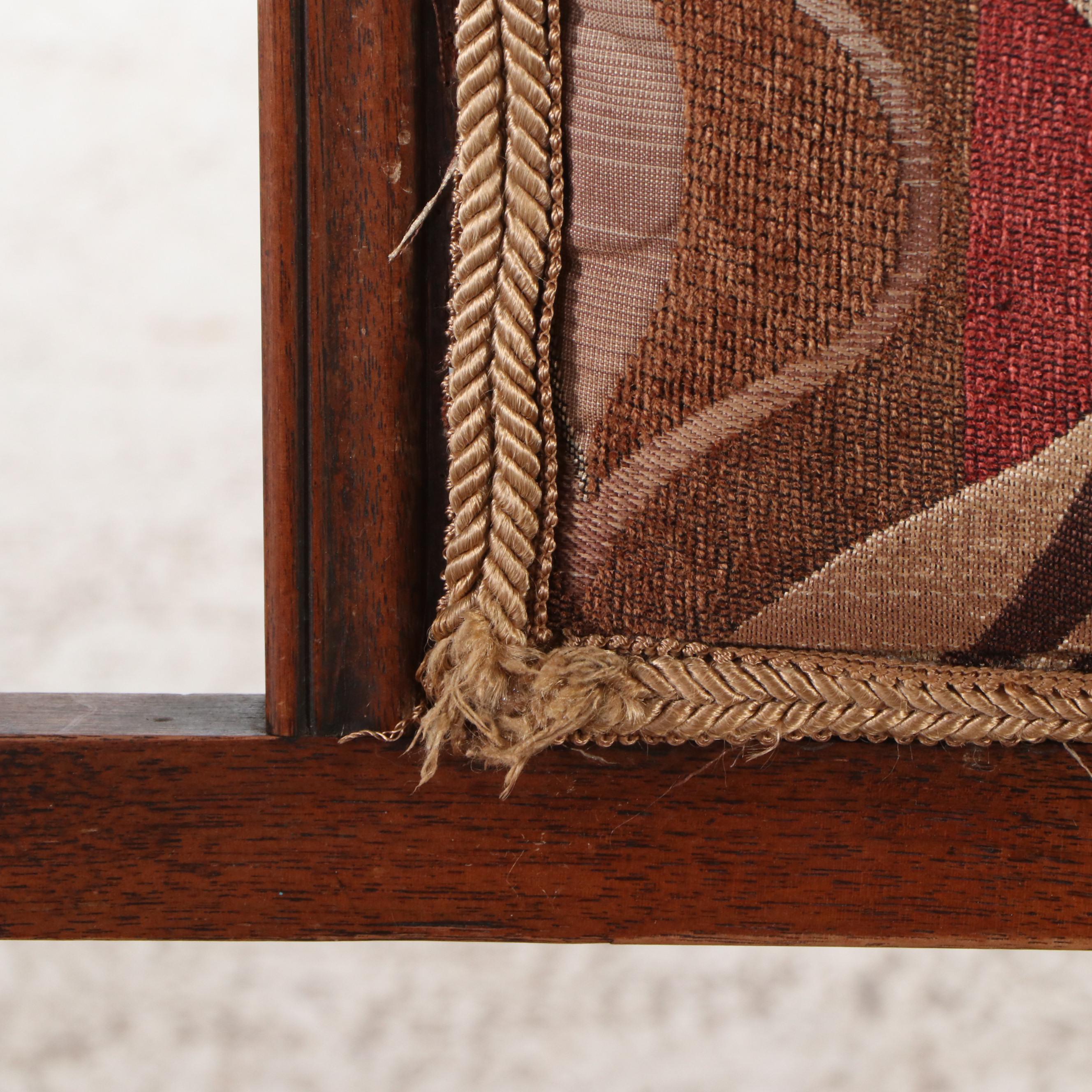 Six Jacobean Style Walnut Dining Chairs, Early 20th Century
