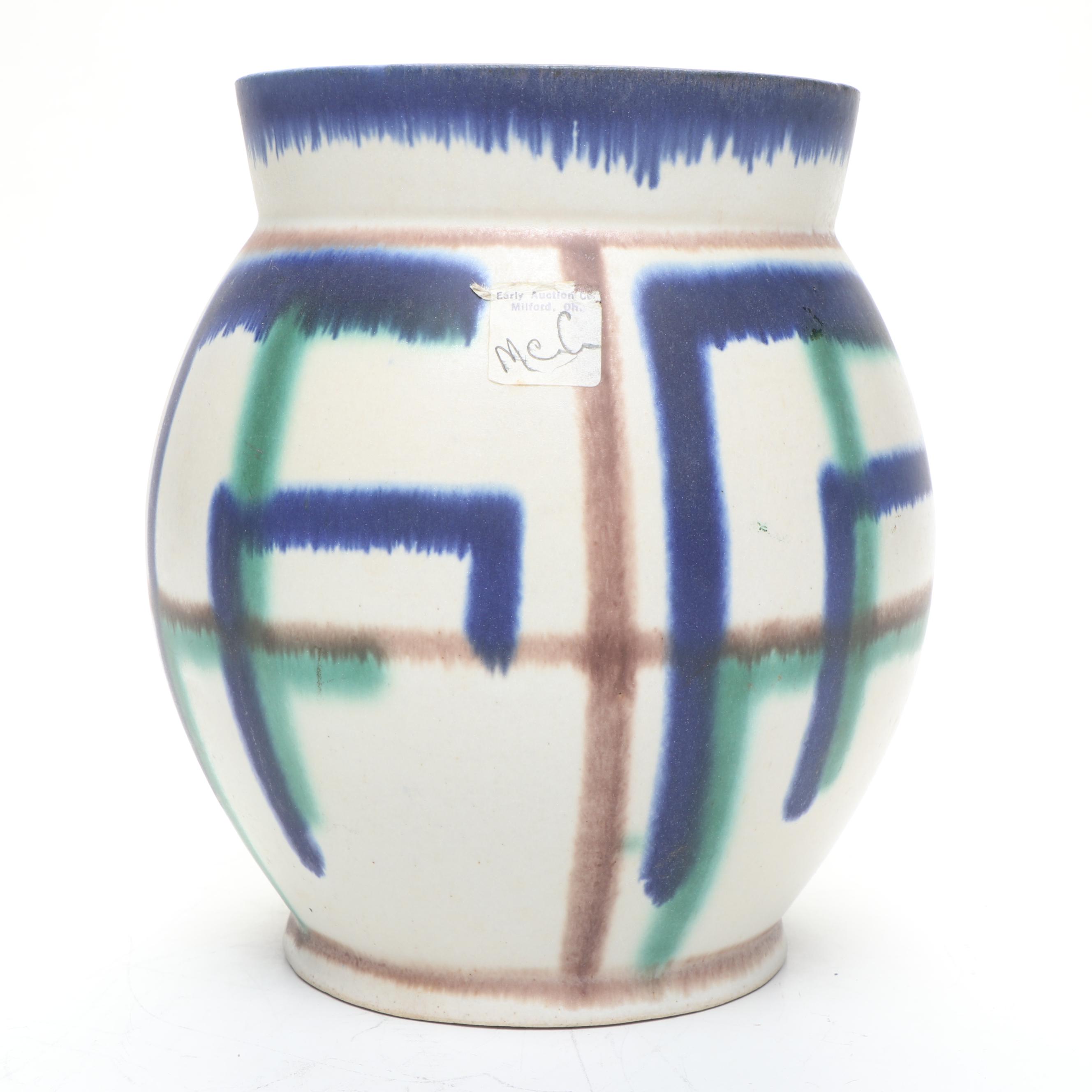 Frye Pottery Hedgehog Pomander with Other Vases