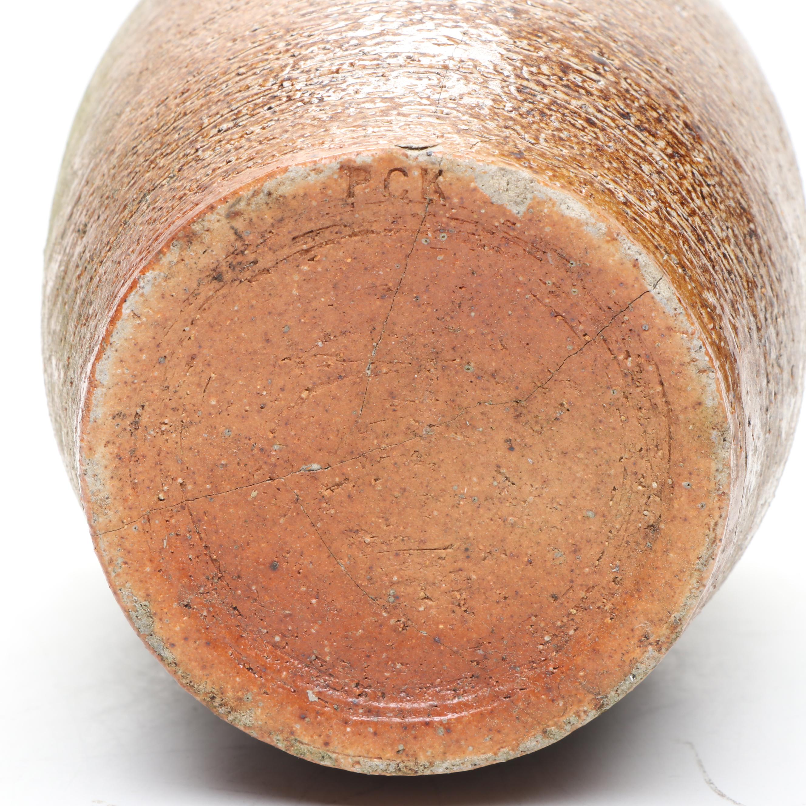 Frye Pottery Hedgehog Pomander with Other Vases