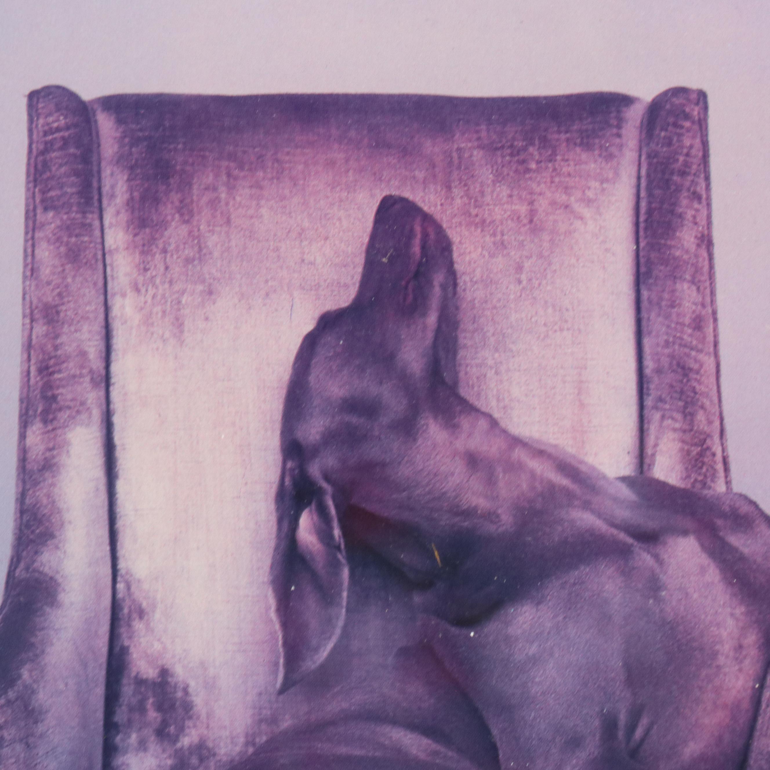 Offset Lithographs After W. Wegman "Fashion Trio" and Other Weimaraner Prints