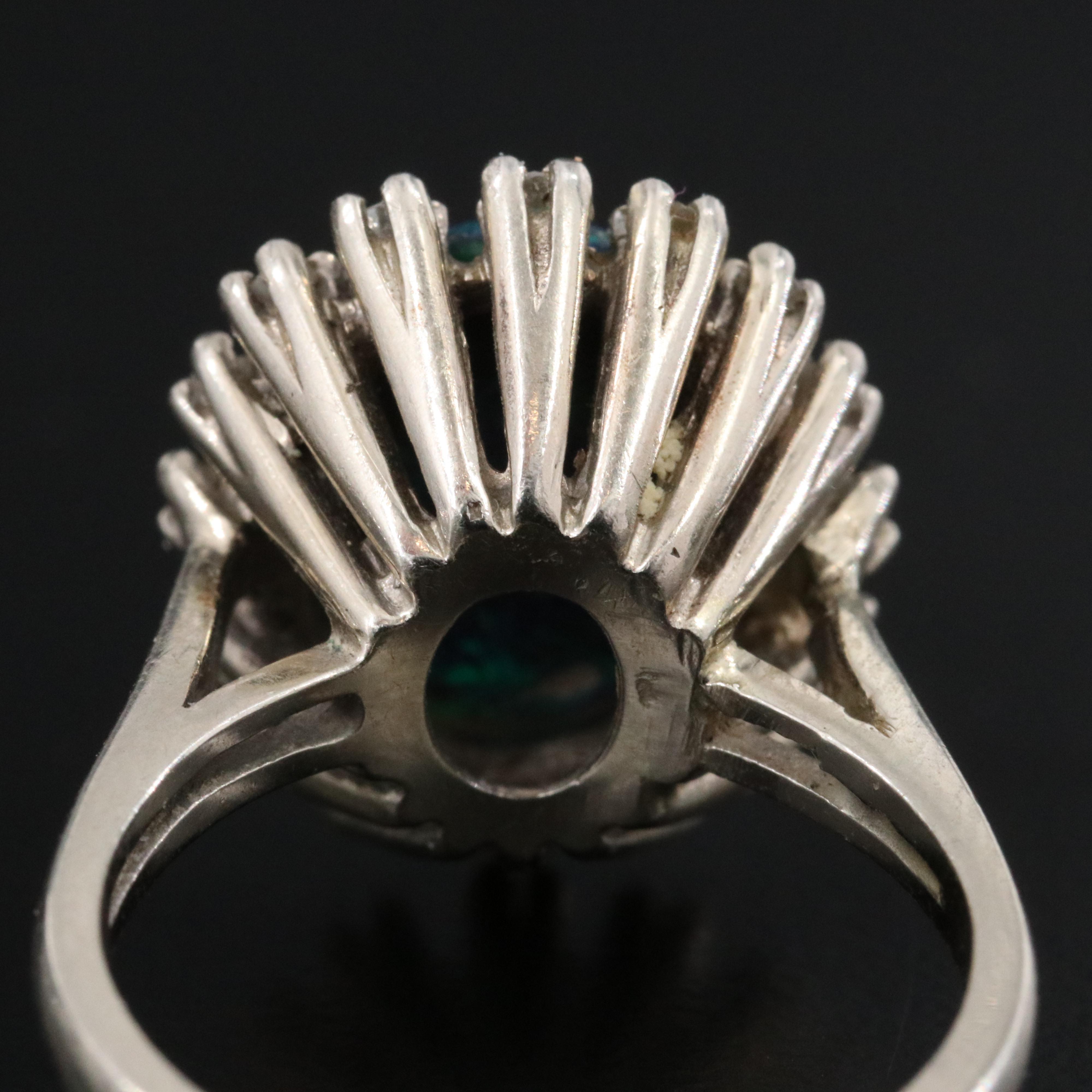 14K Opal and Diamond Ring